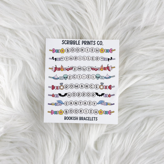 Bookish Bracelets - Deco // Matte Journal Stickers