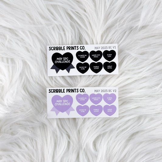 May 2025 Reading Challenge // Matte Reading Journal Stickers