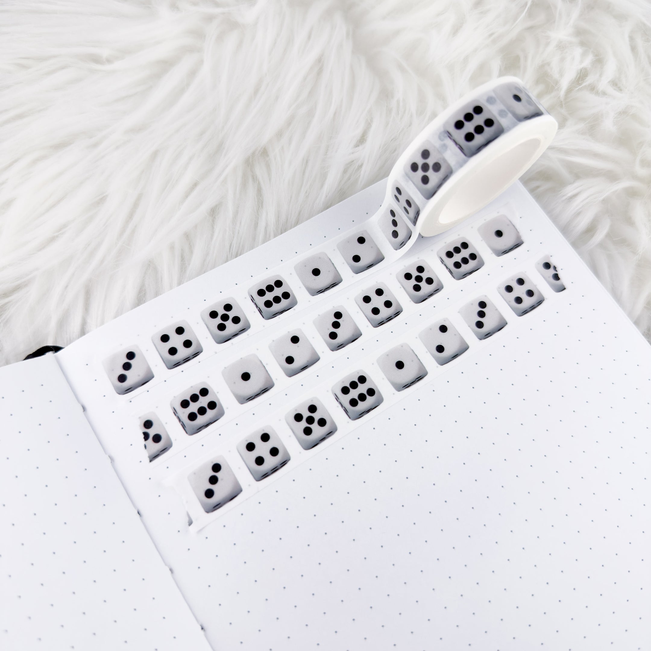 Dice - 15mm Decorative Washi Tape