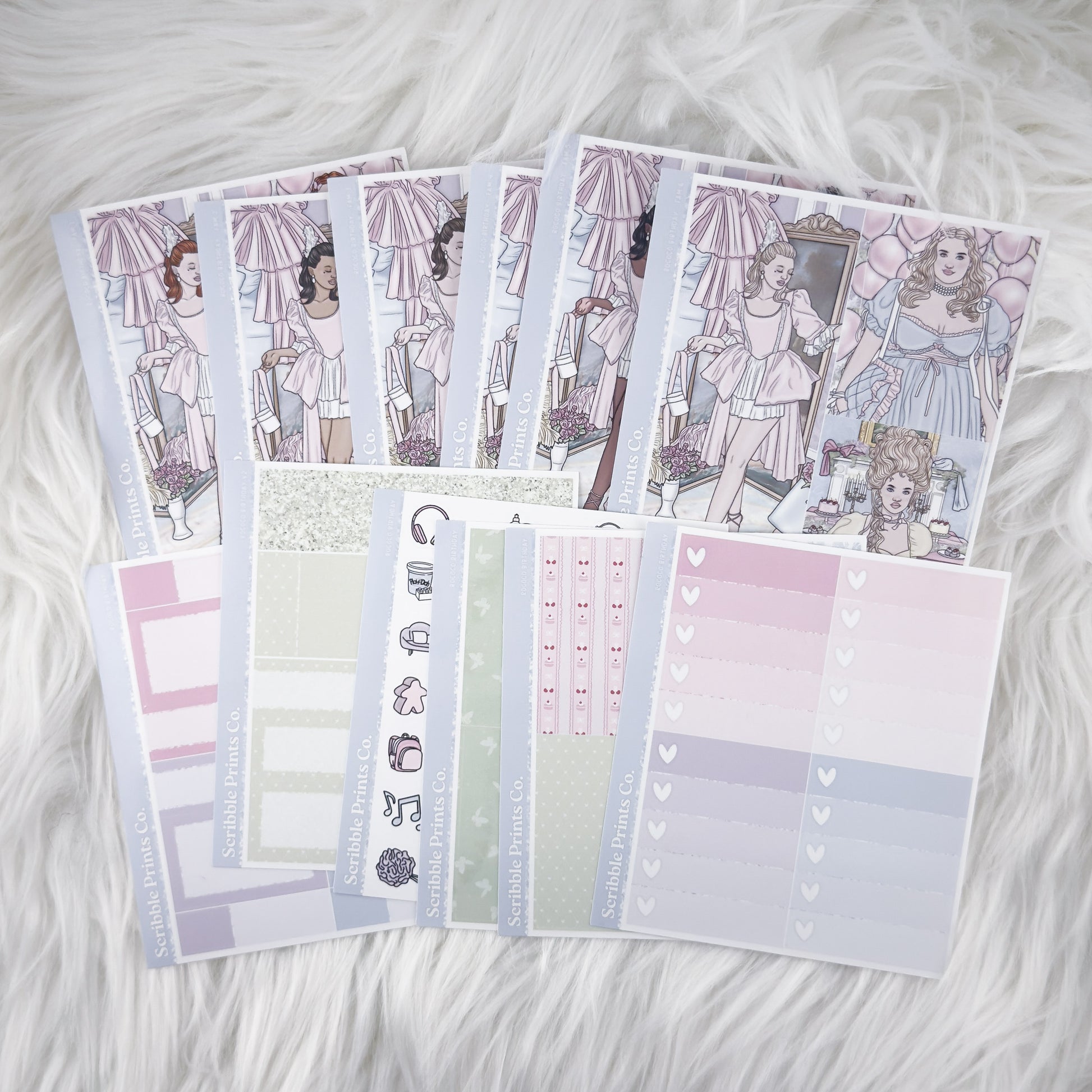 Rococo Birthday – Glossy Weekly Kit Add-Ons