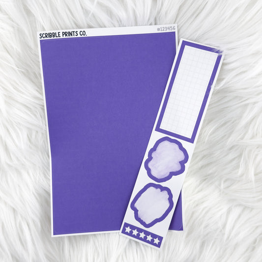 Custom Color Journaling Base // Matte Stickers