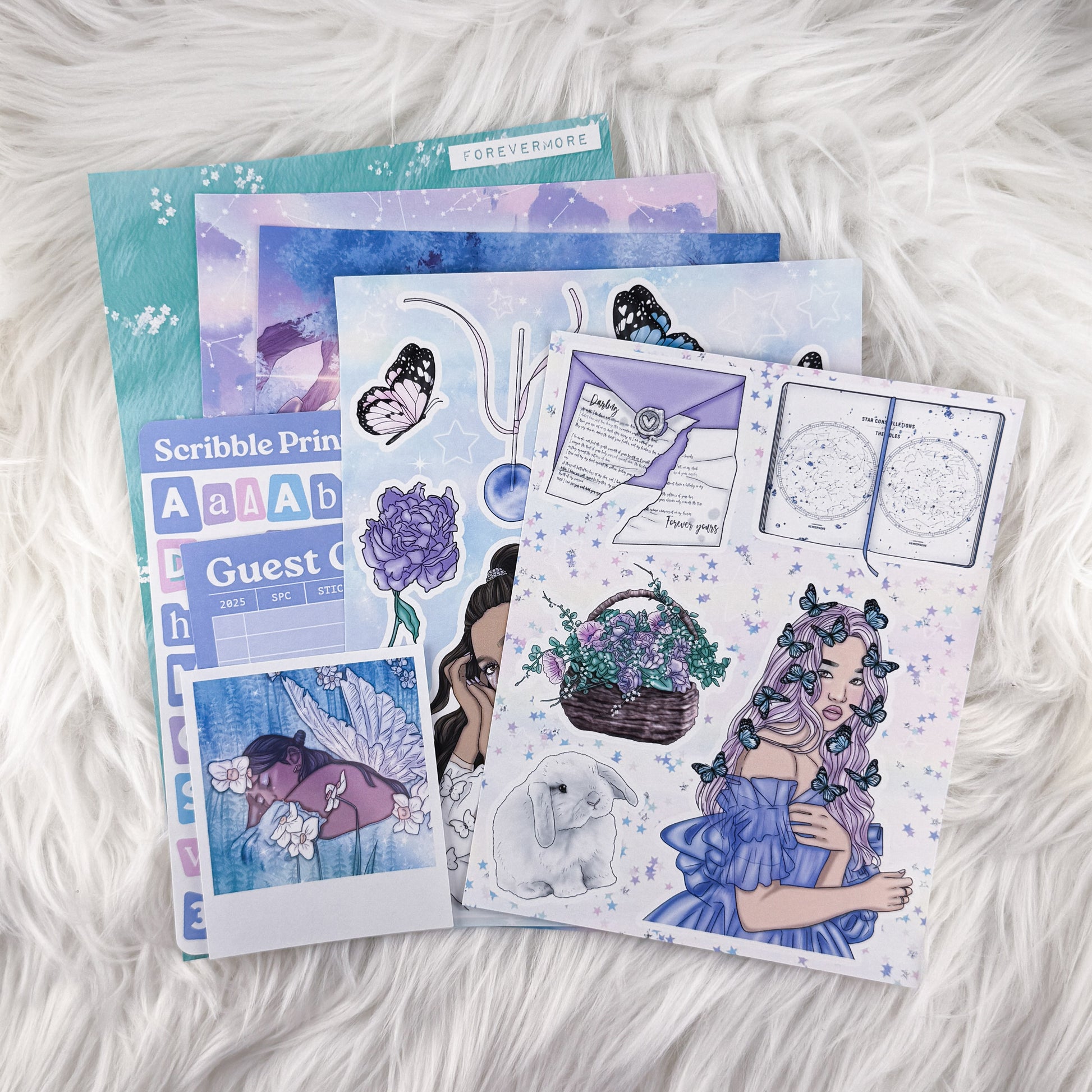 Forevermore – Creative Journaling Kit // Matte Junk Journal Stickers