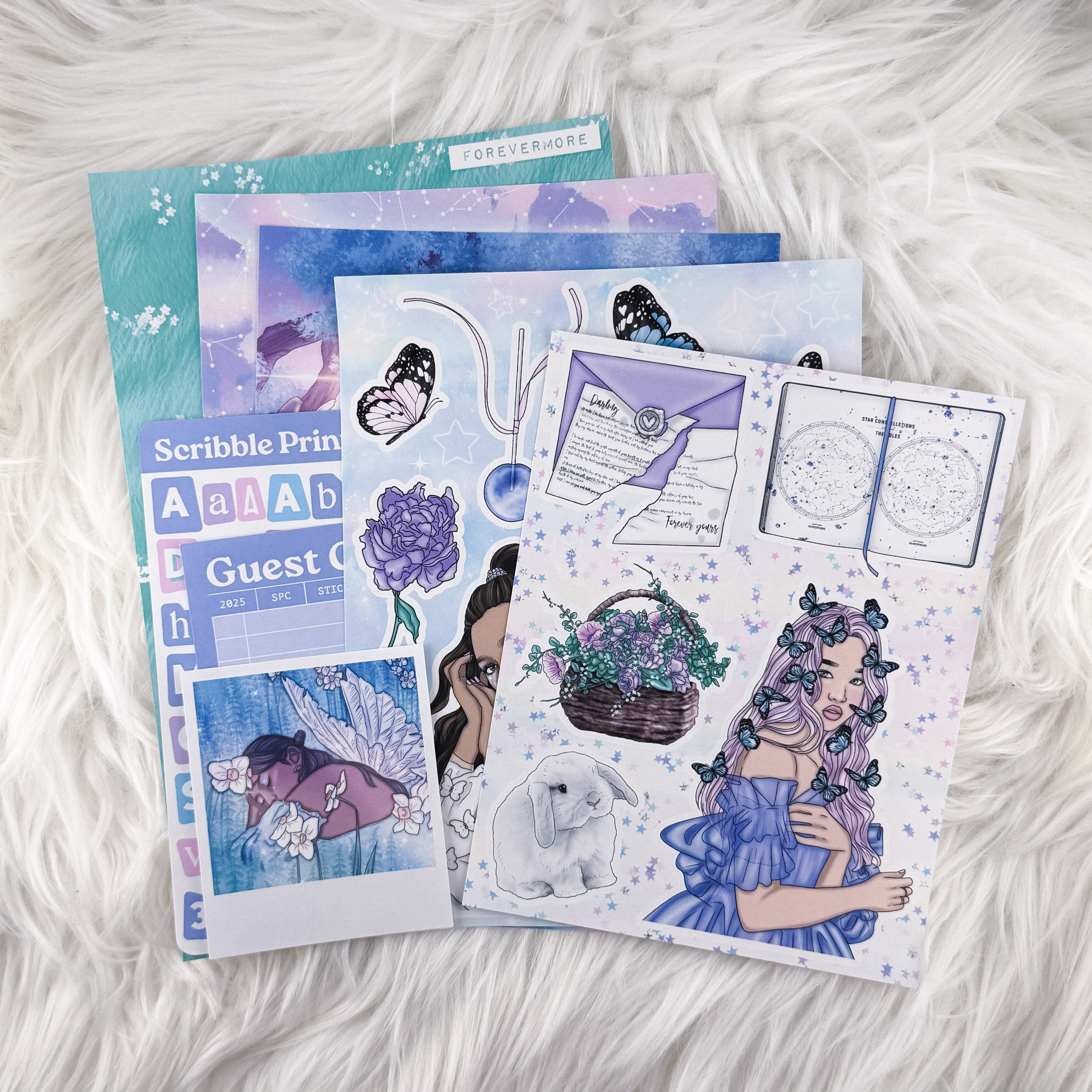Forevermore – Junk Journal Collage Kit // Matte Sticker Collection