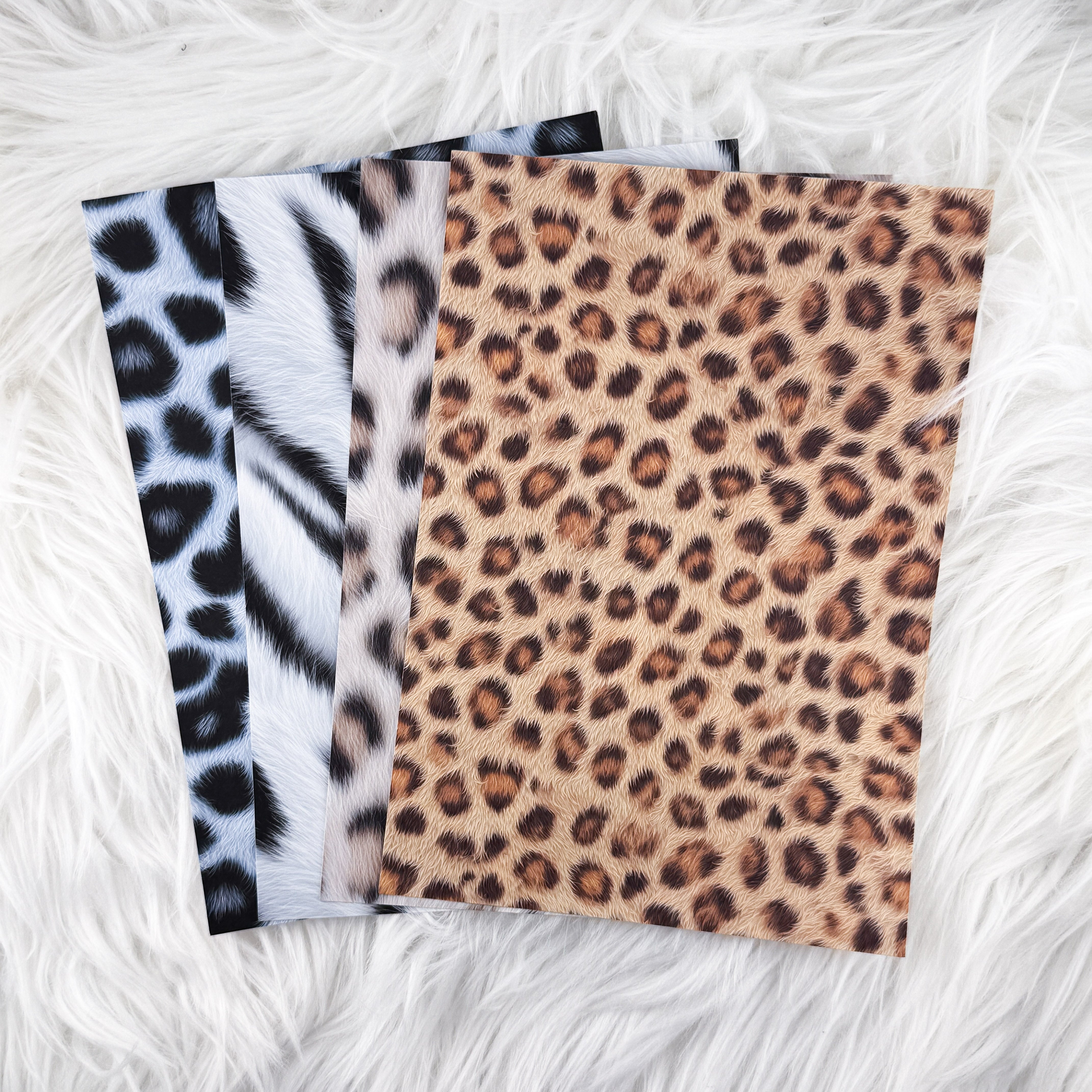 Fur V1 - A5 Matte Sticker Paper (Set of 4)