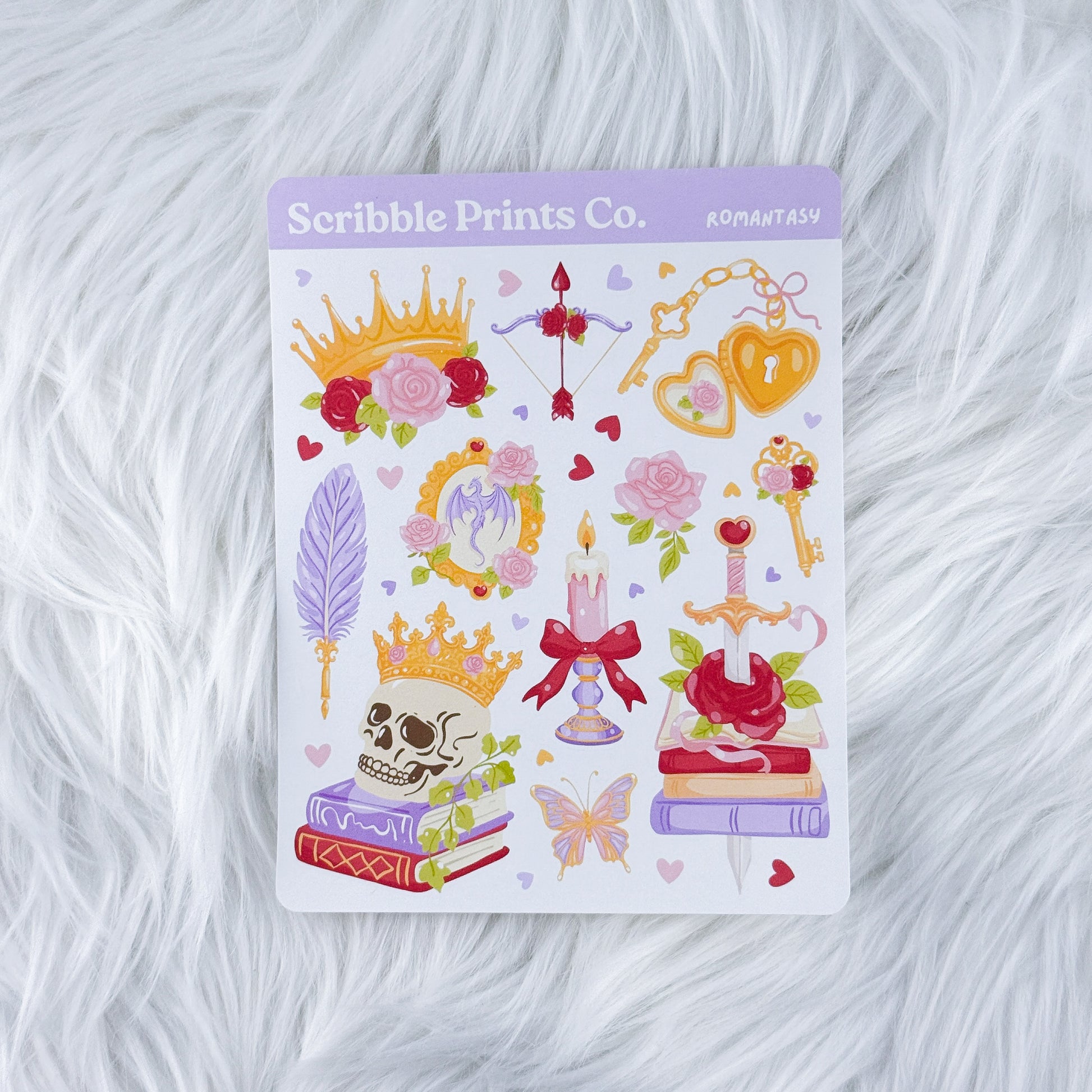 Romantasy – Deco // Matte Journal Stickers