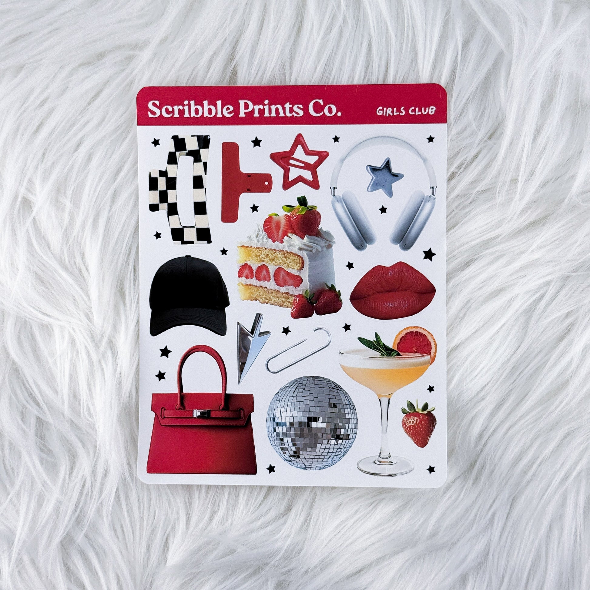 Girls Club – Deco // Matte Journal Stickers