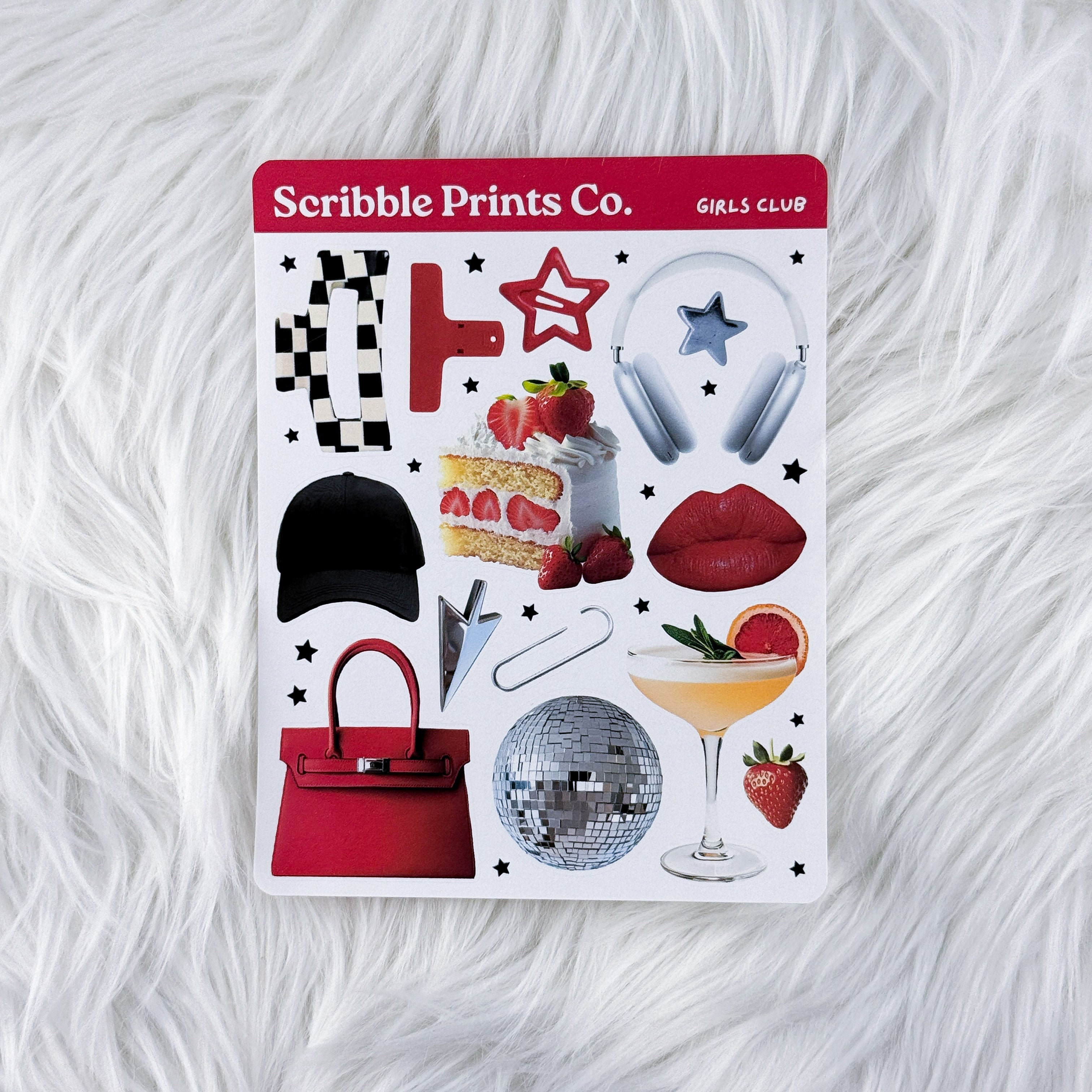 Girls Club – Deco // Matte Journal Stickers