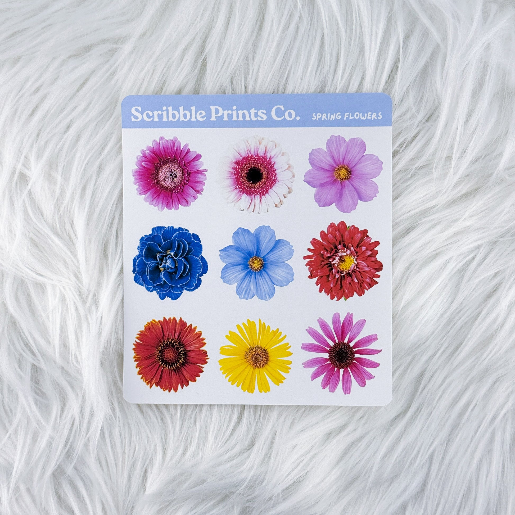Spring Flowers – Deco // Matte Journal Stickers