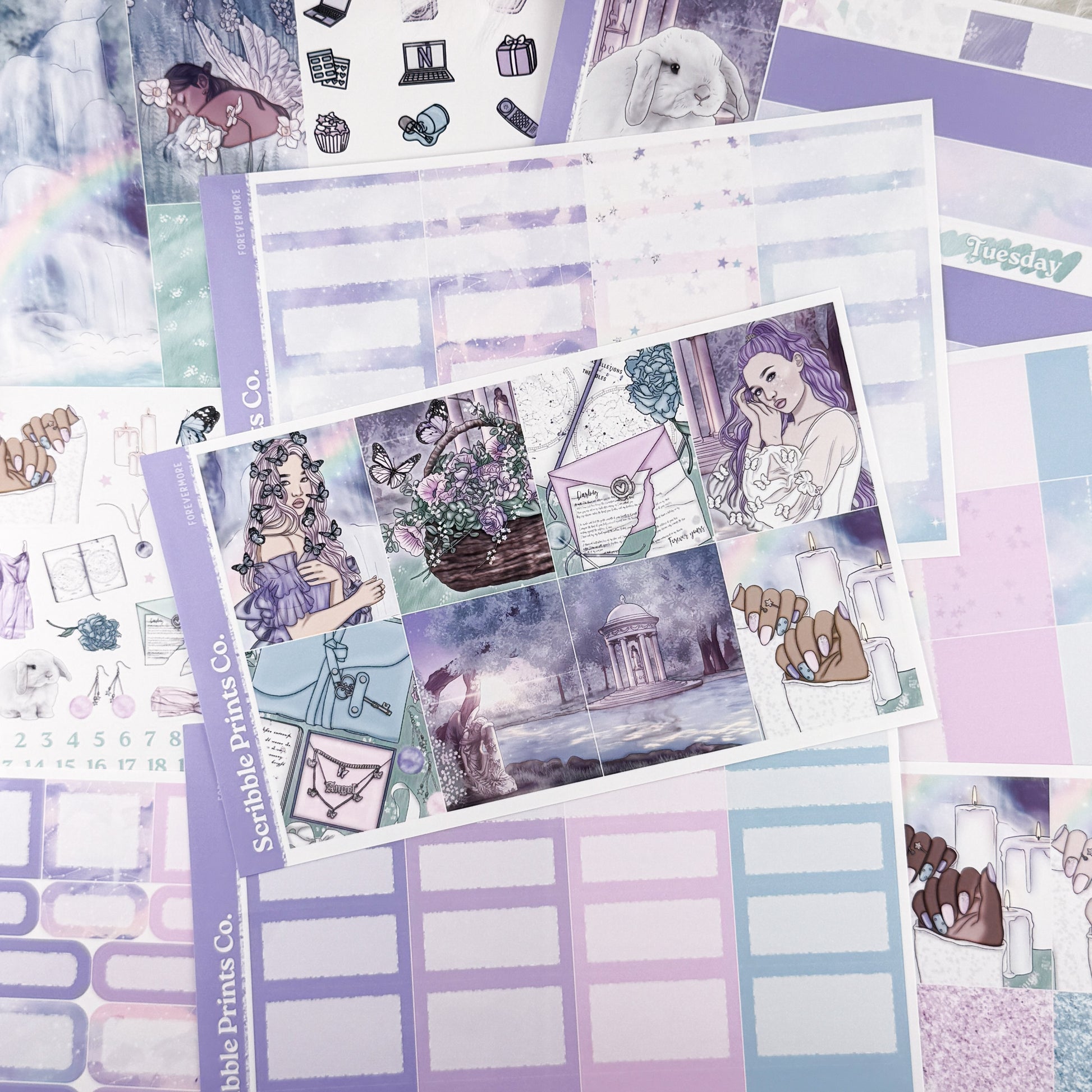 Forevermore – Glossy Weekly Planner Kit