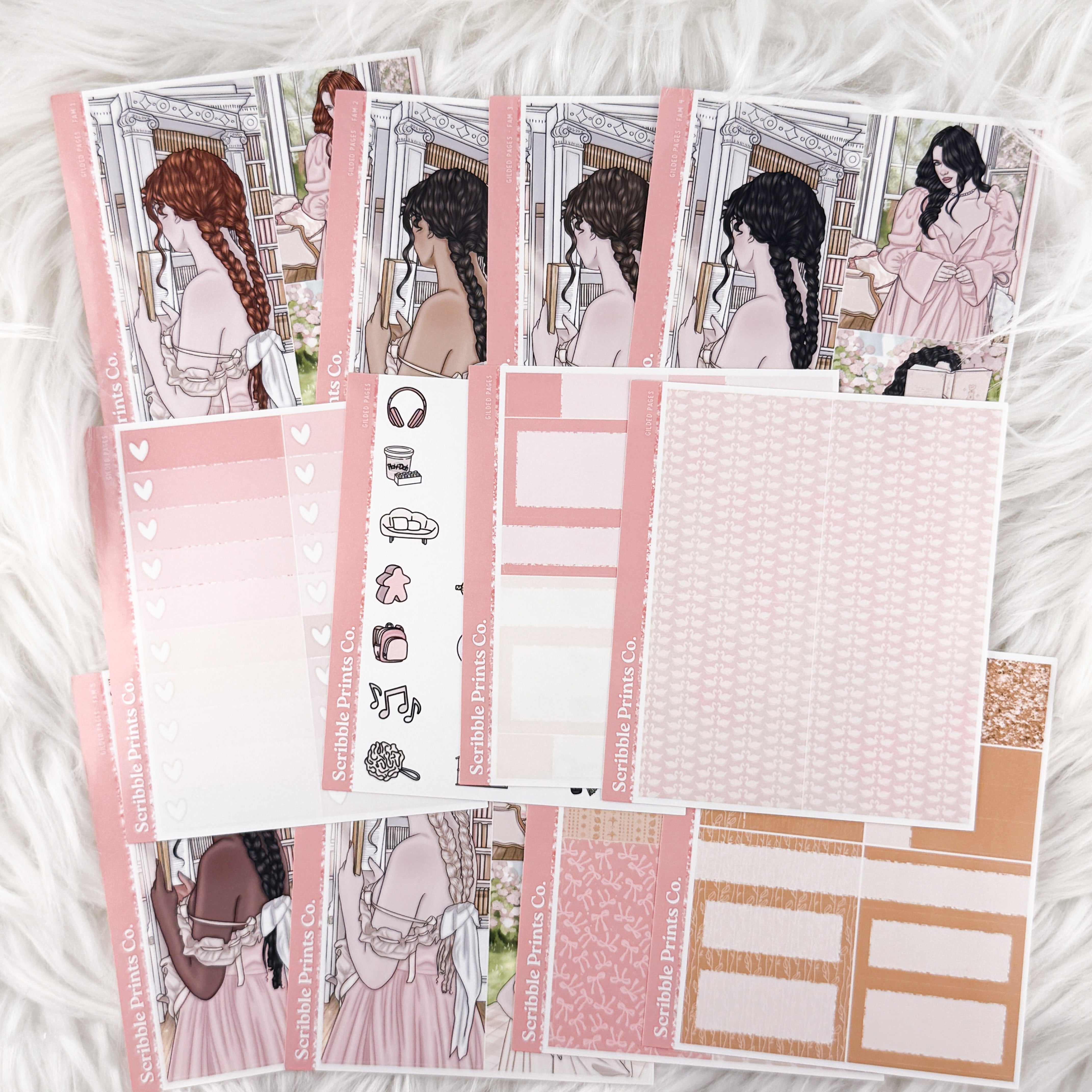 Gilded Pages – Glossy Weekly Kit Add-Ons