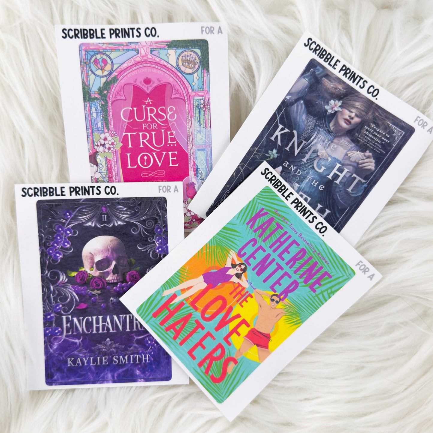 Custom Large Book Cover // Matte Journal Stickers