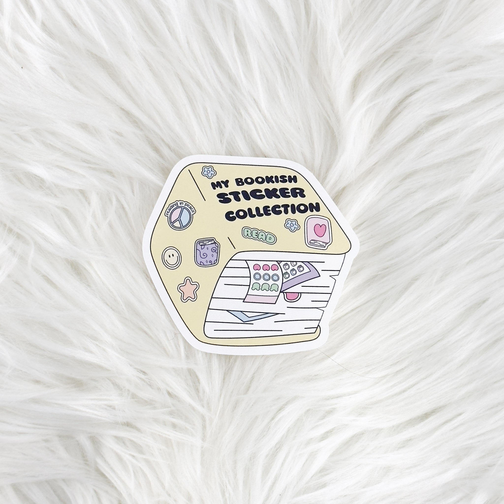 My Bookish Sticker Collection // Large Matte Deco Sticker for Journals