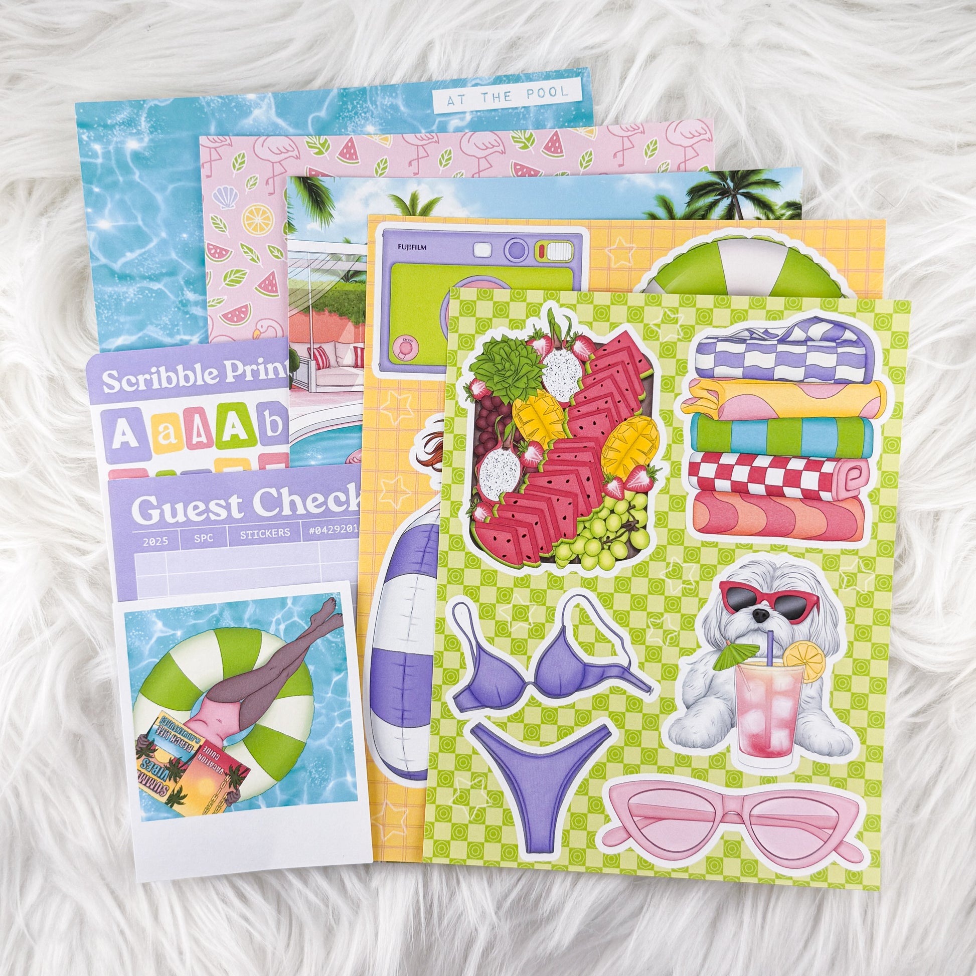 Junk Journal Collage - SPC Sticker Club