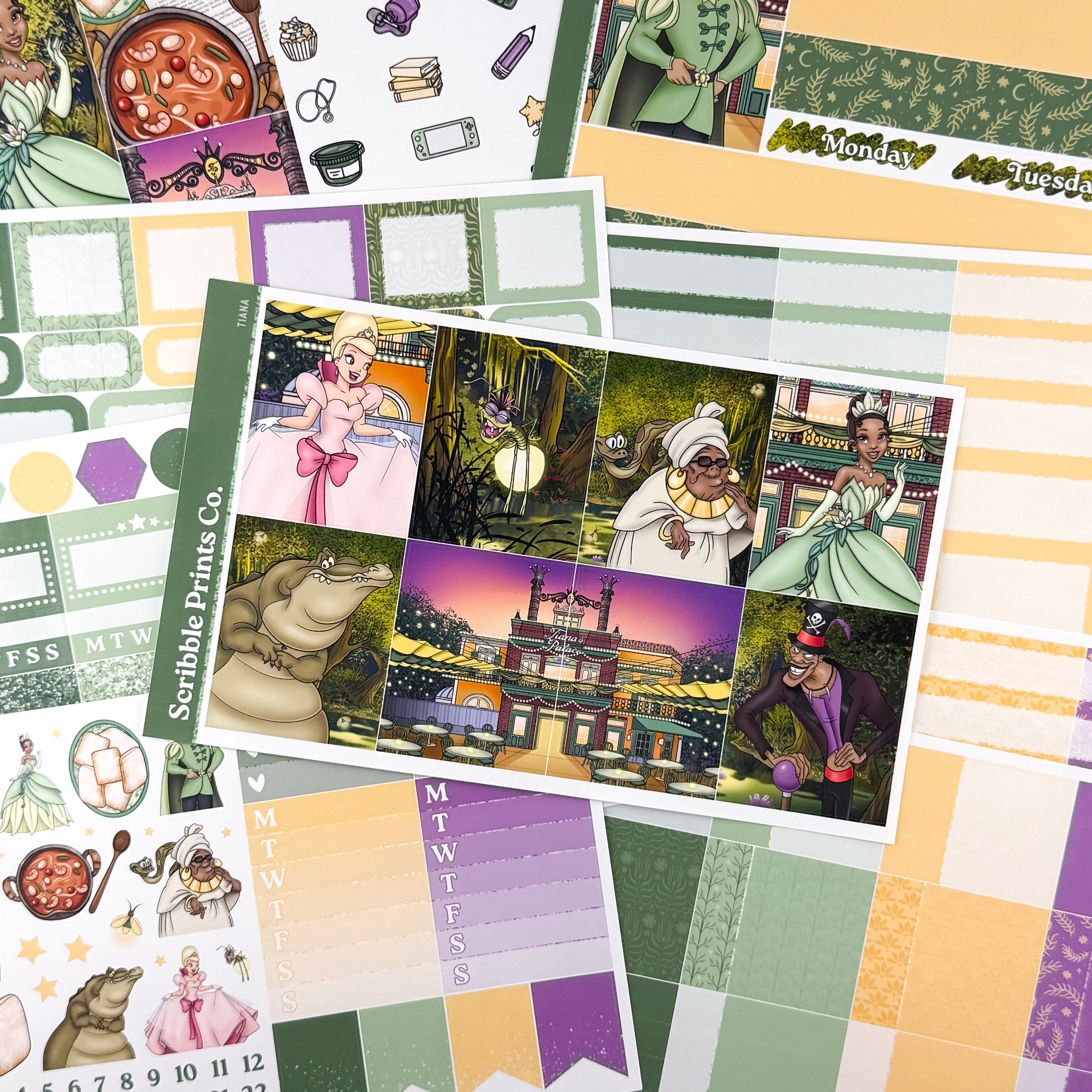 Tiana – Glossy Weekly Planner Kit