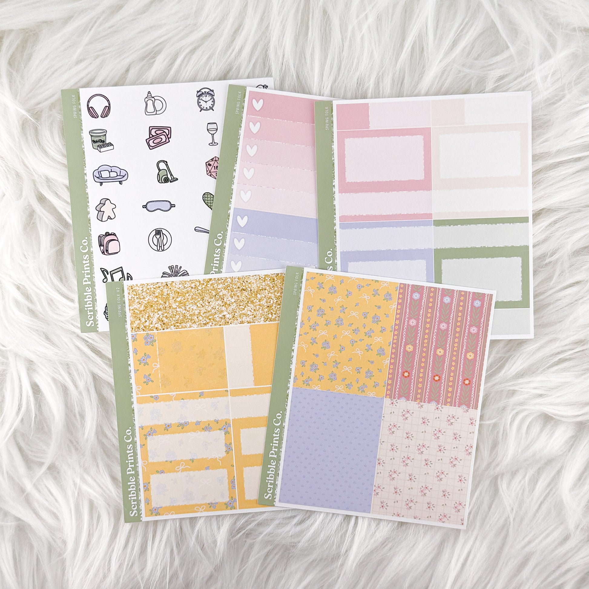 Spring Folk – Glossy Weekly Kit Add-Ons