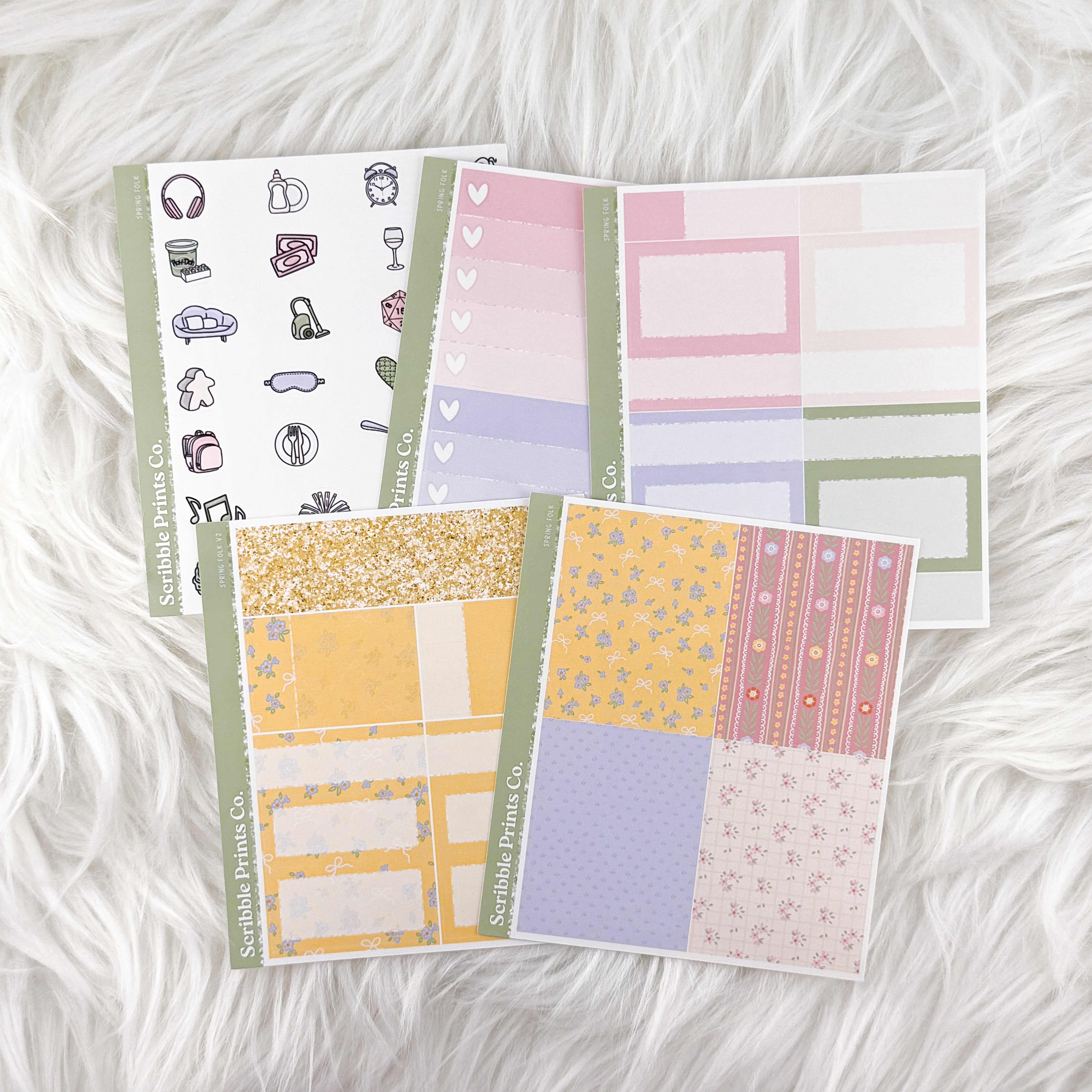 Spring Folk – Glossy Weekly Kit Add-Ons