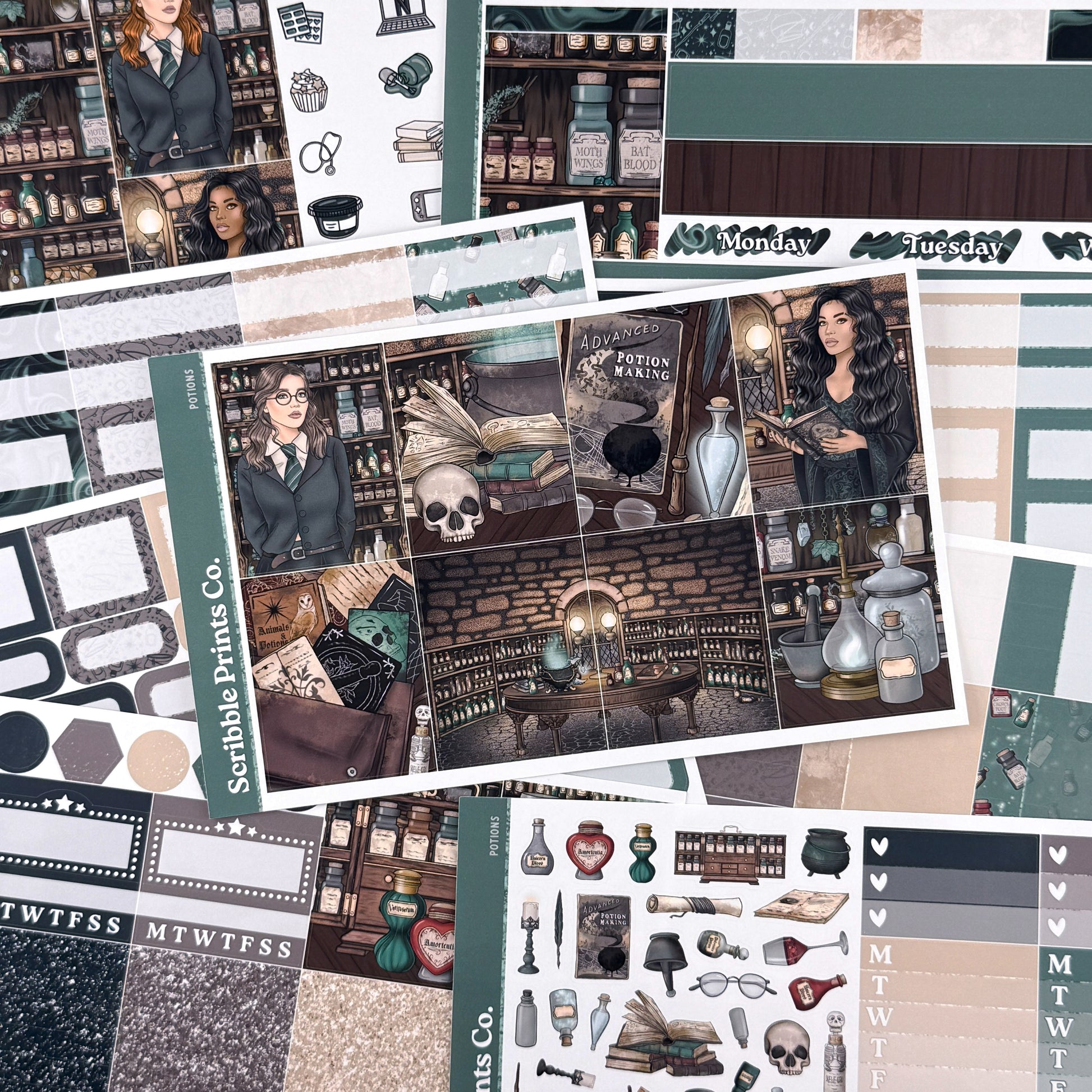 Potions – Glossy Weekly Planner Kit