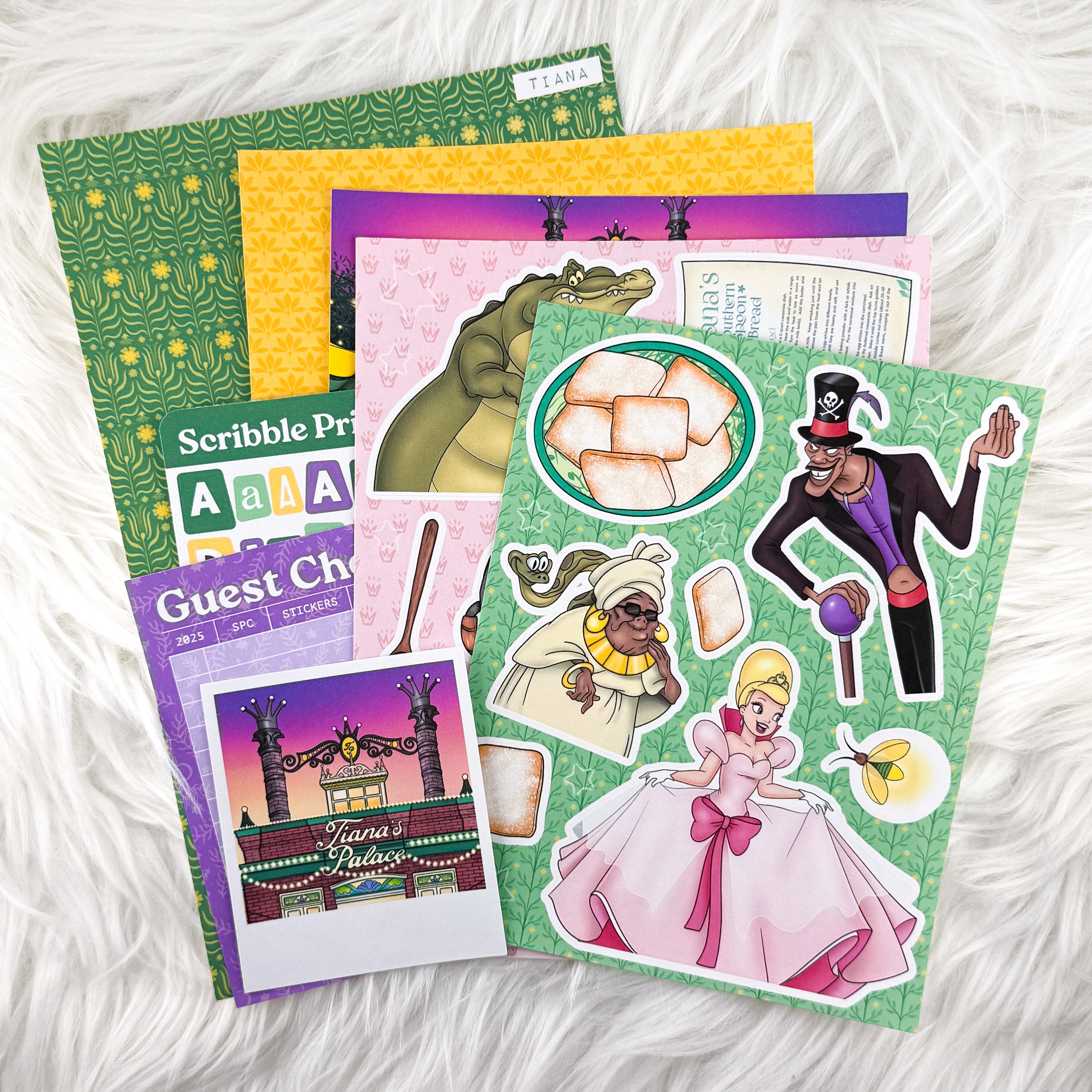 Tiana – Junk Journal Collage Kit // Matte Sticker Collection