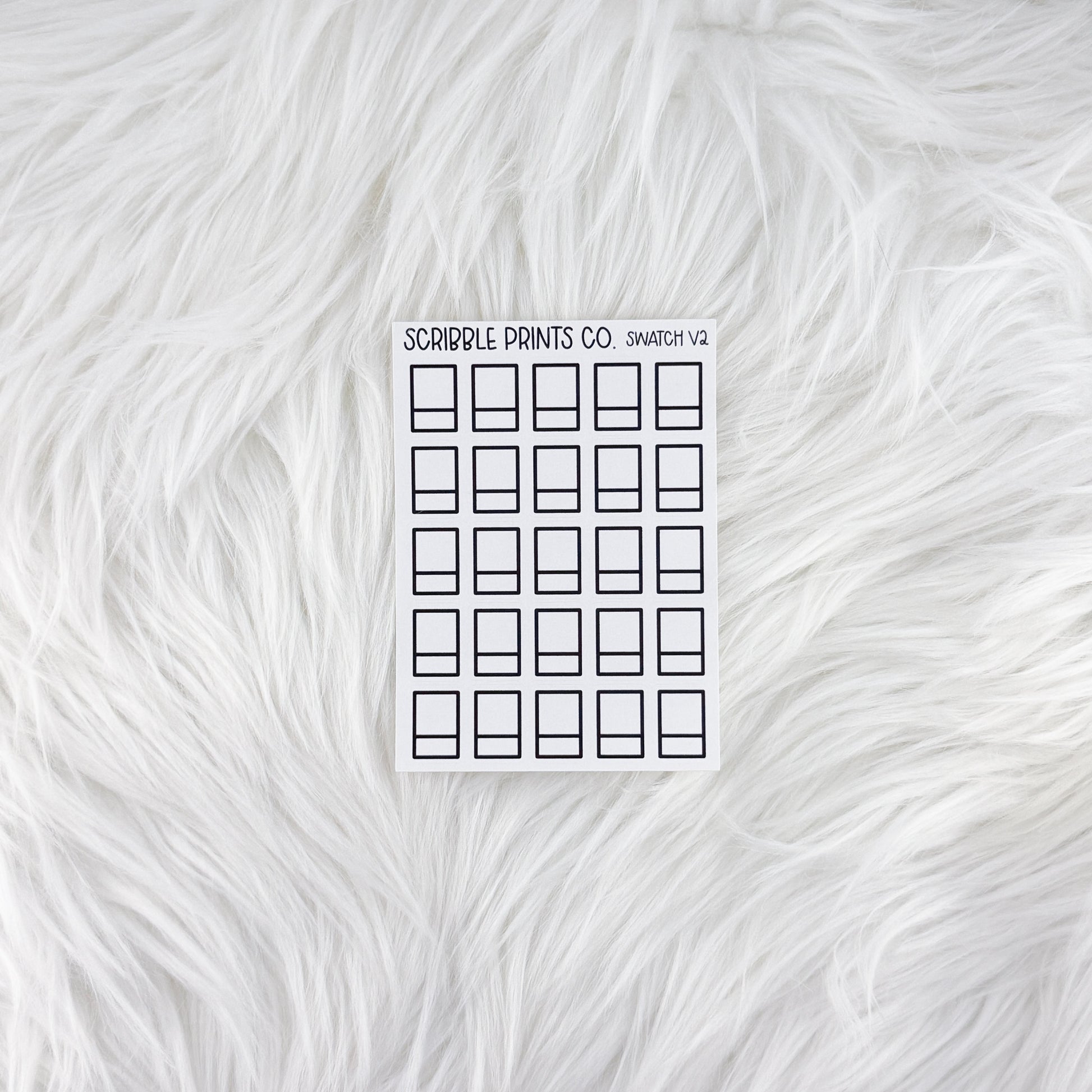 Swatch V2 // Matte Reading Journal Stickers