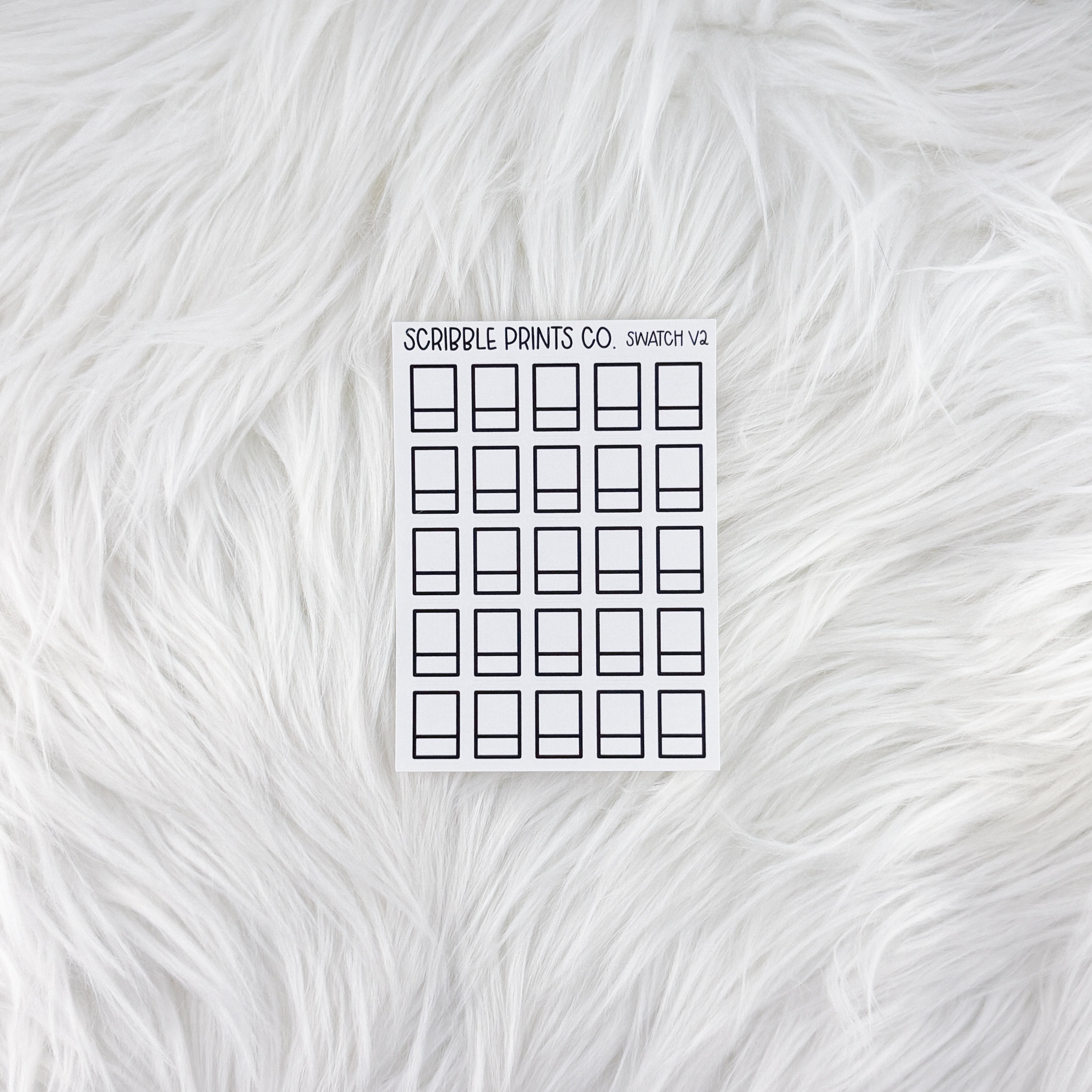 Swatch V2 // Matte Reading Journal Stickers