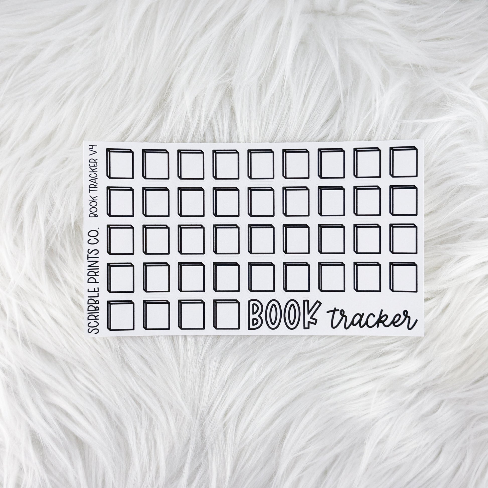 Book Tracker V4 // Matte Reading Journal Stickers
