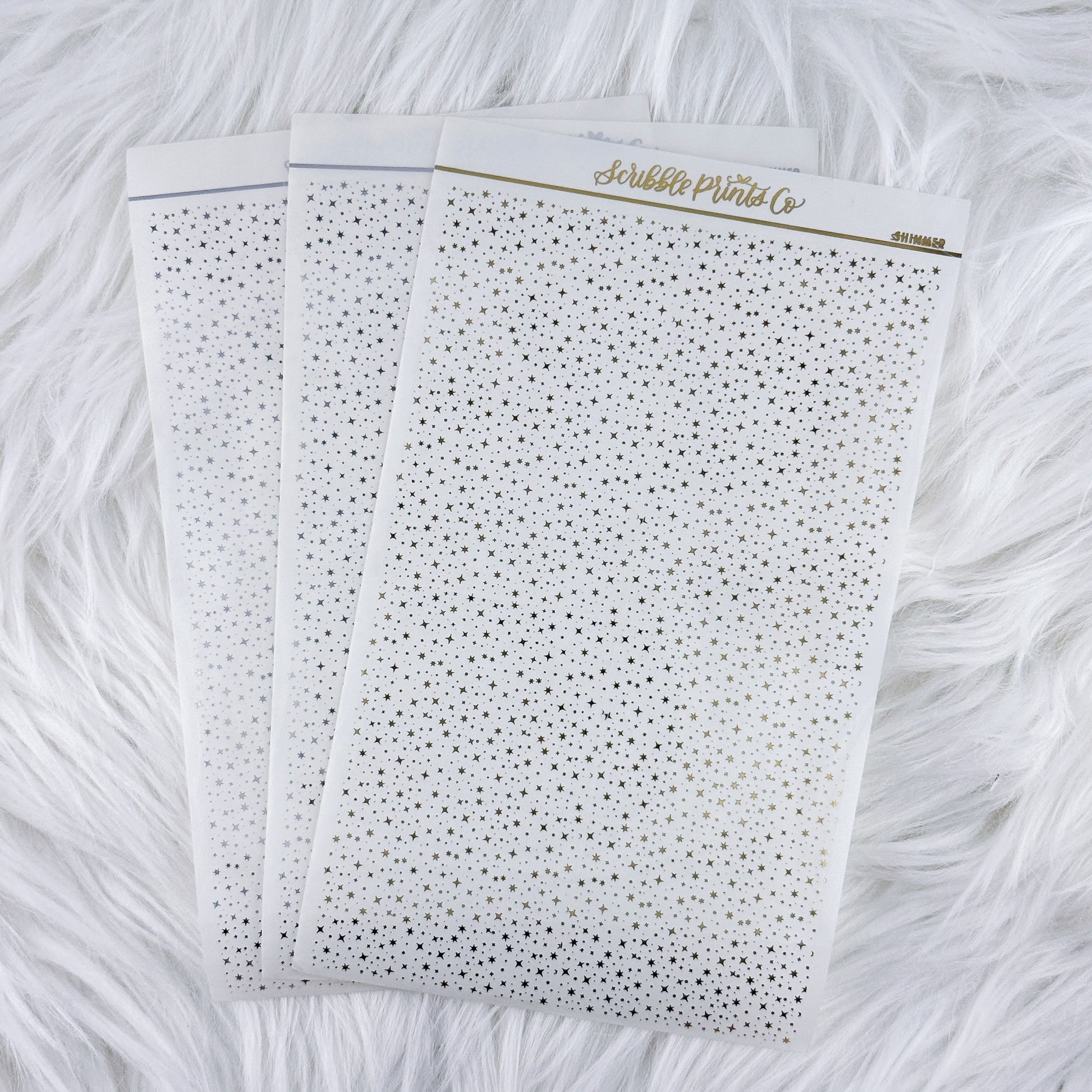 Shimmer - Bougie Box Underlays // Foil