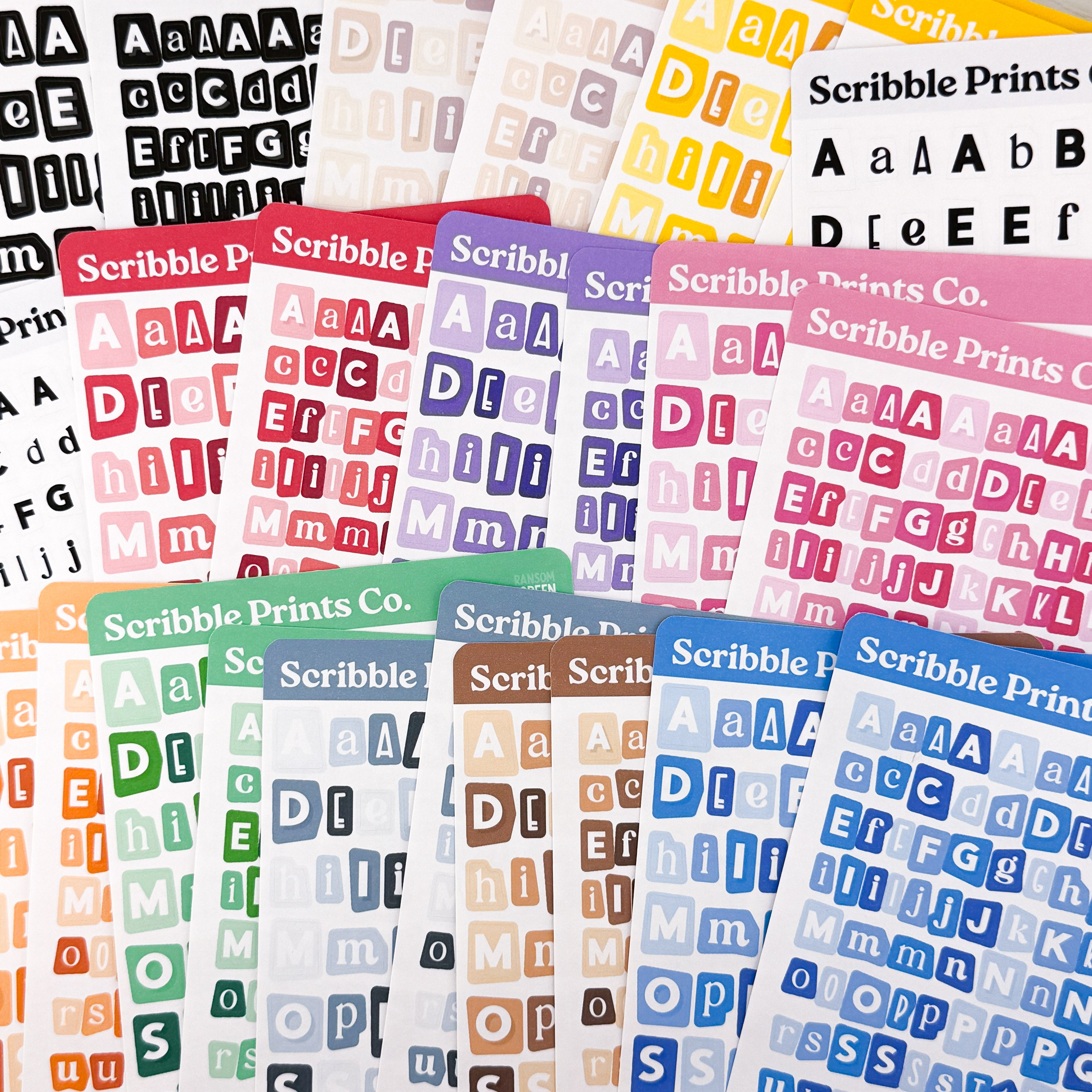 Ransom Letters // Matte Journal Stickers