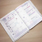 Lilac Woods – Matte Hobonichi Cousin Monthly Sticker Kit