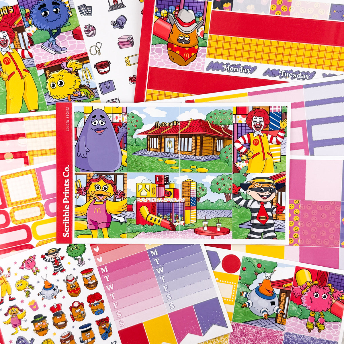 Golden Arches Weekly Planner Kit