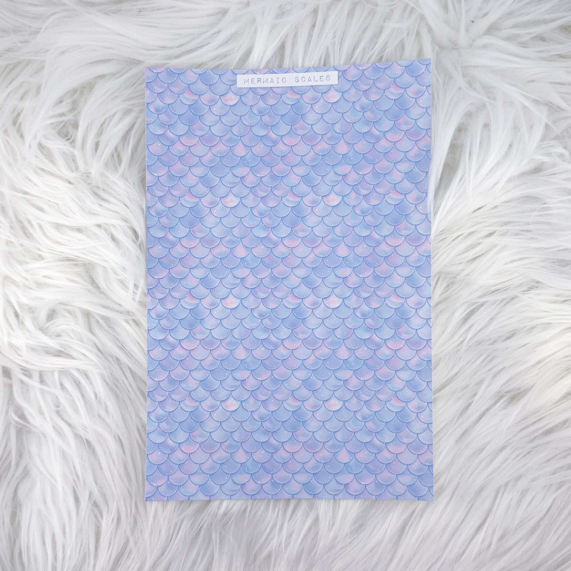 Mermaid Scales - A5 Matte Sticker Paper