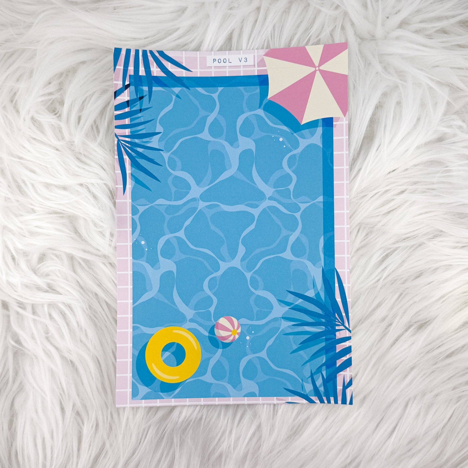 Pool V3 - A5 Matte Sticker Paper