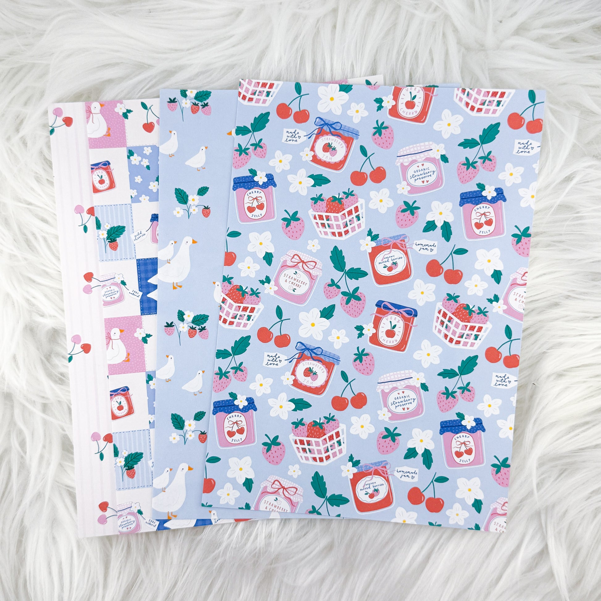 Fruity Farm - A5 Matte Sticker Paper (Set of 4)