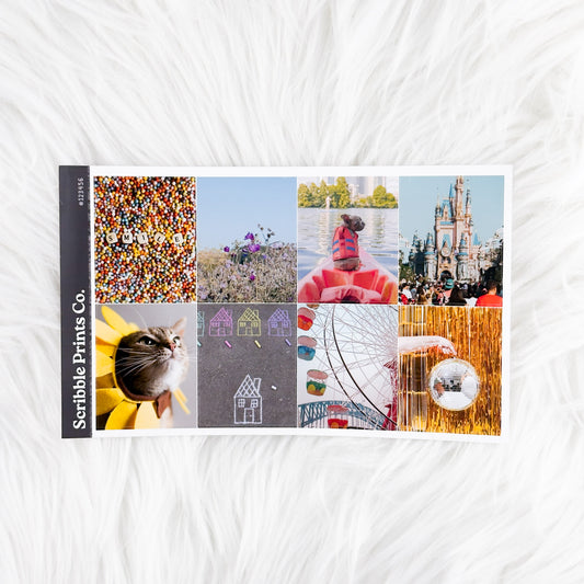 Custom Photo Stickers – Standard Planner Sized | Glossy