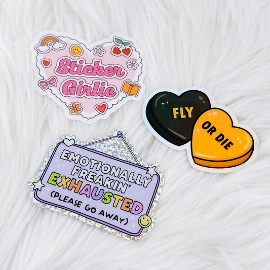 Limited Edition Vinyl Stickers | Waterproof Decals – Low Stock