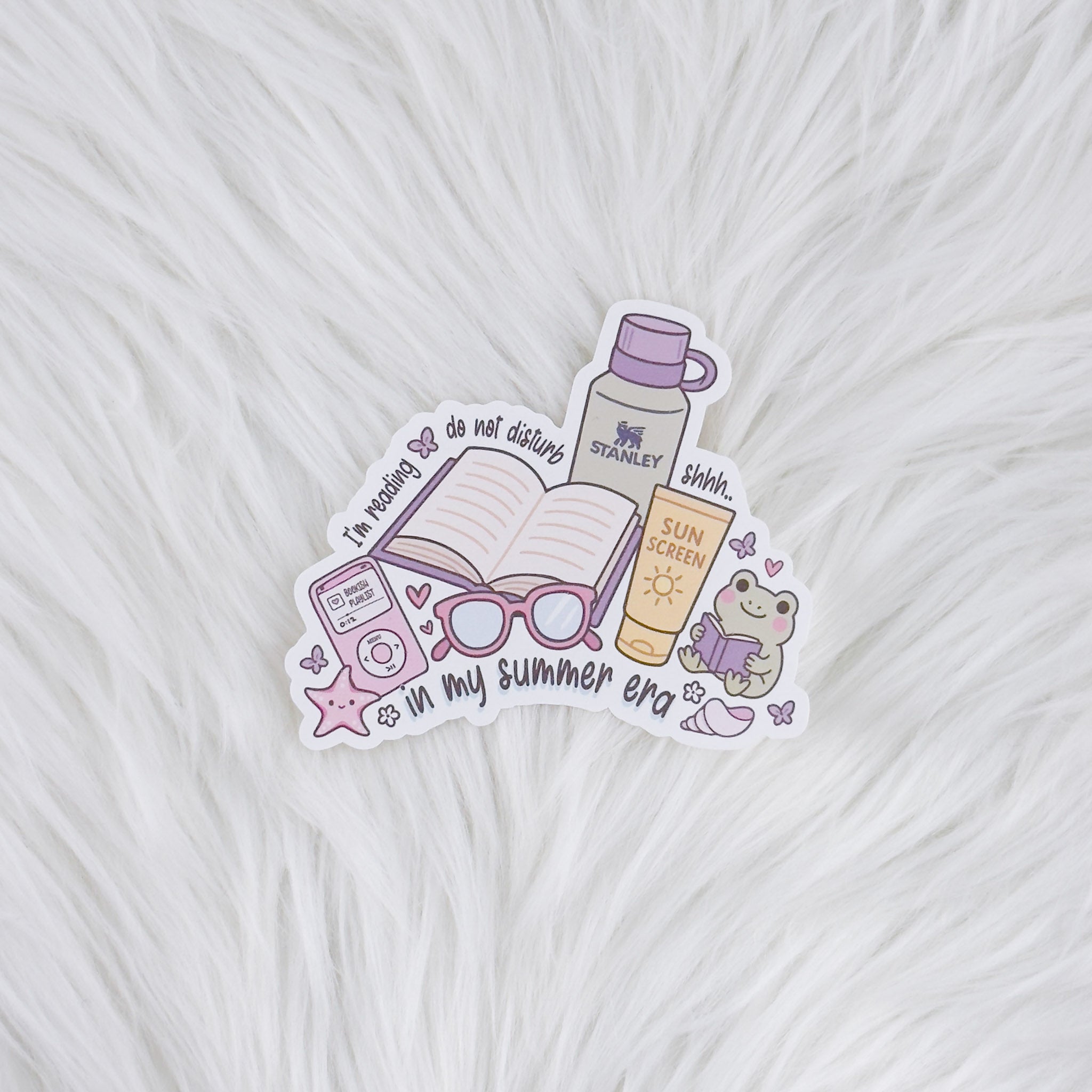 In My Summer Era // Large Matte Deco Sticker for Journals
