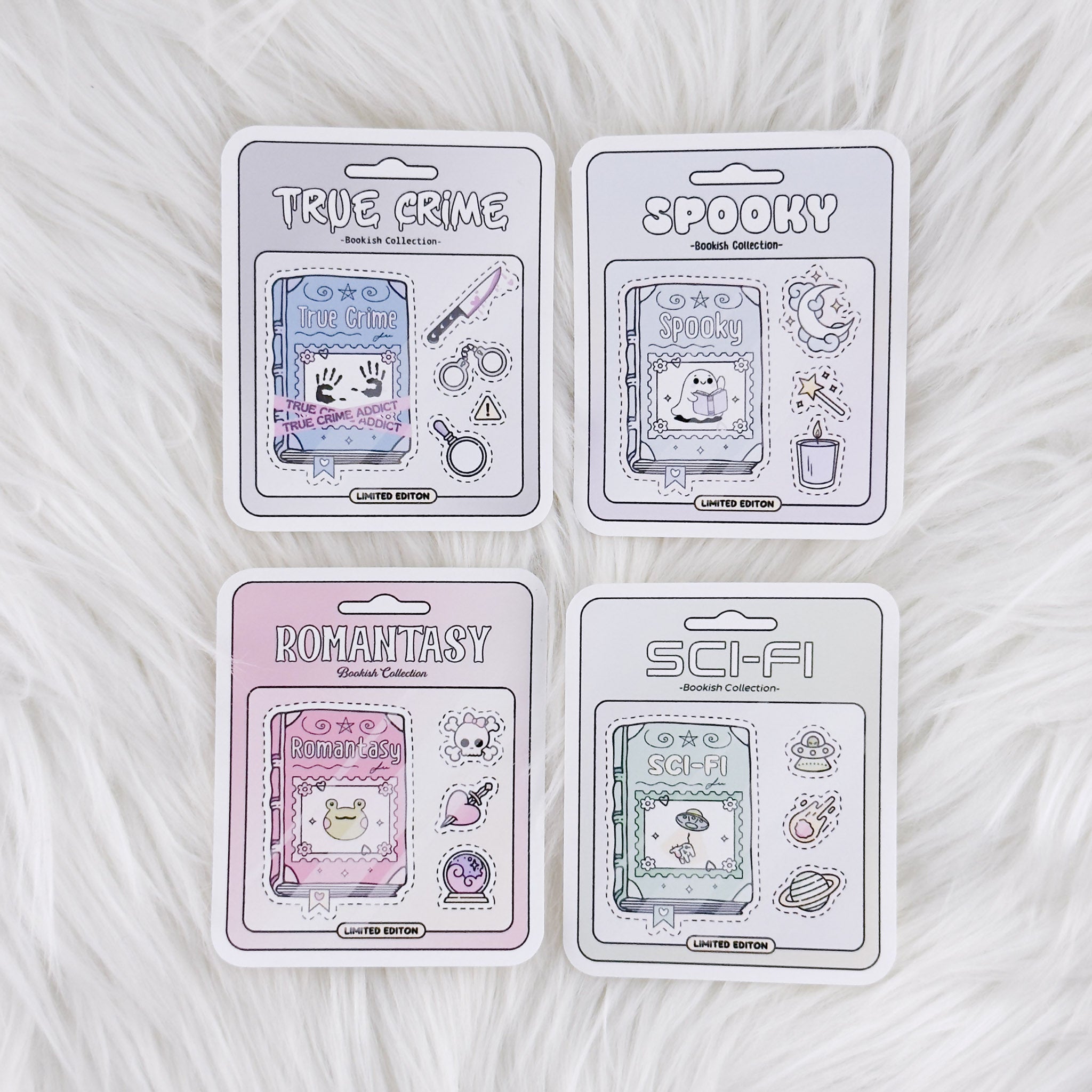 Bookish Collection // Large Matte Deco Sticker for Journals