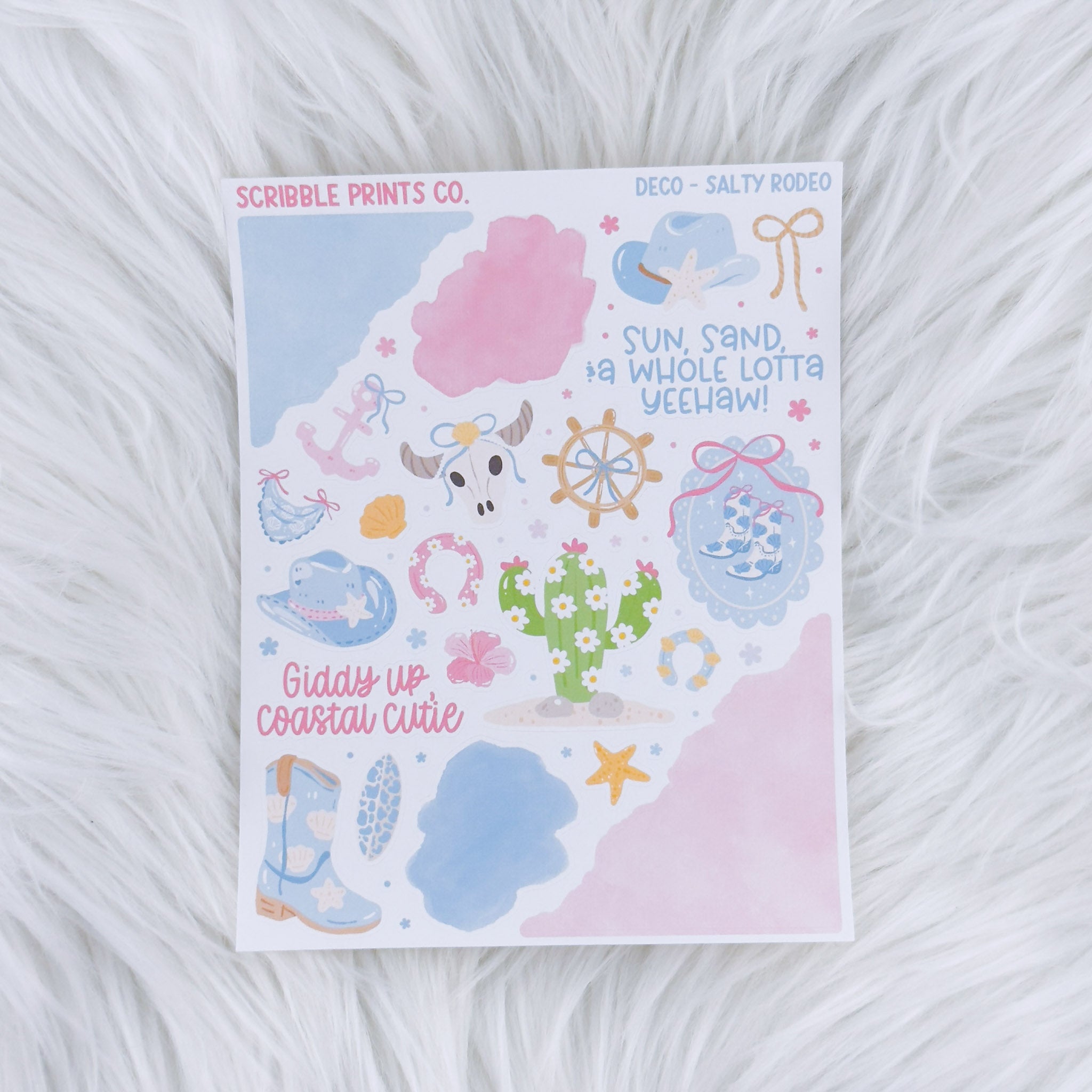 Salty Rodeo – Deco // Matte Journal Stickers