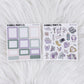 Pistachio – Matte Hobonichi Cousin Weekly Sticker Kit