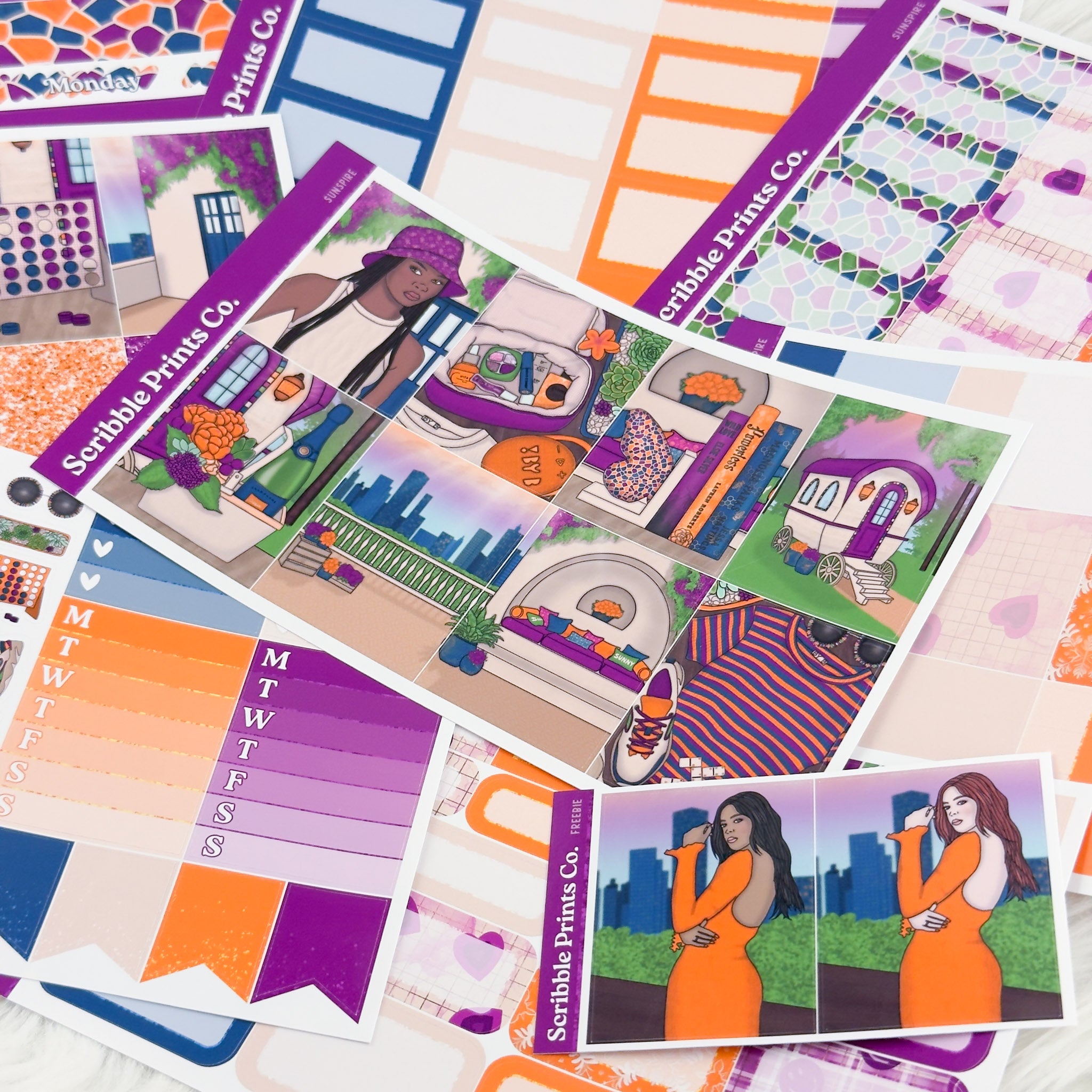 Sunspire – Glossy Weekly Planner Kit