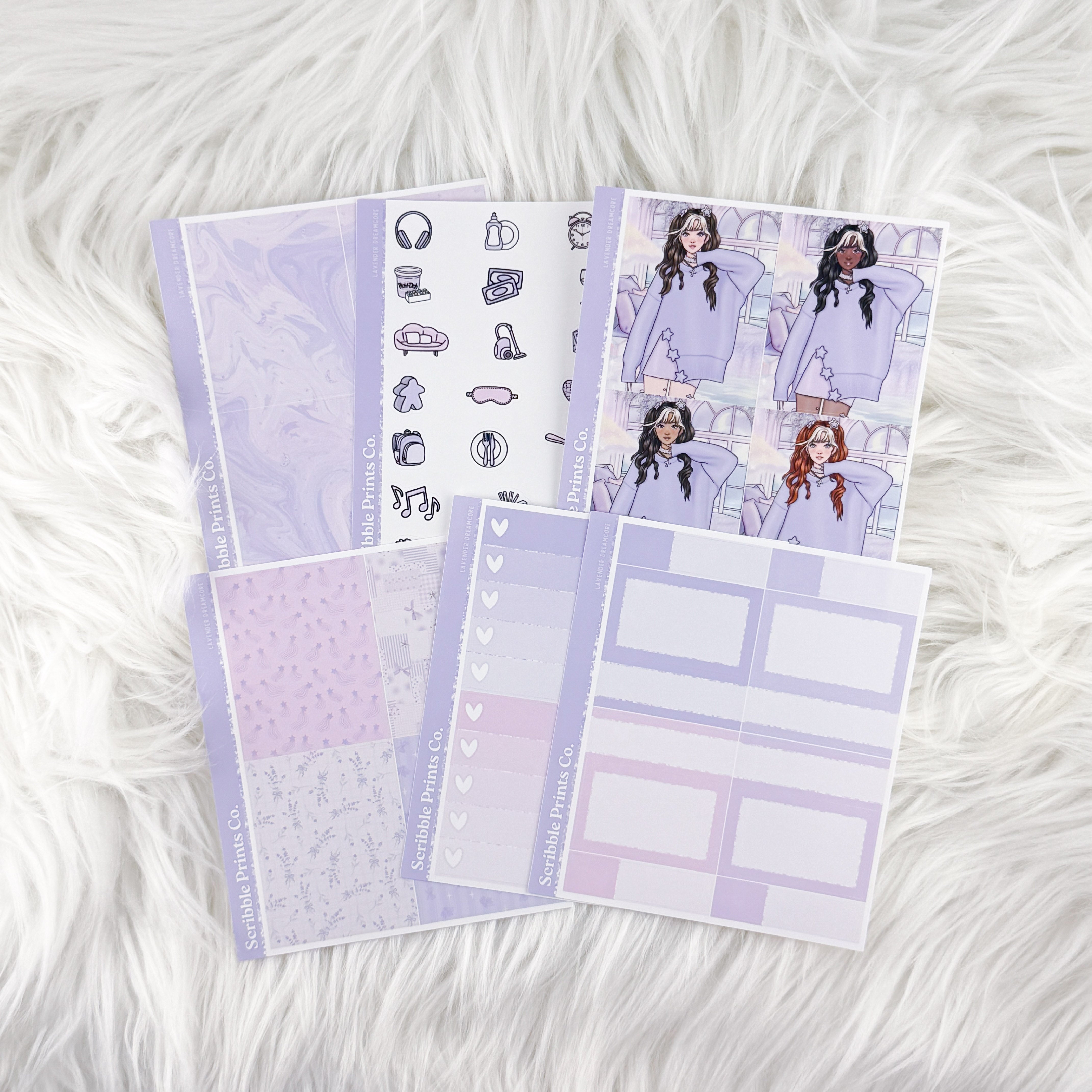 Lavender Dreamcore – Glossy Weekly Kit Add-Ons
