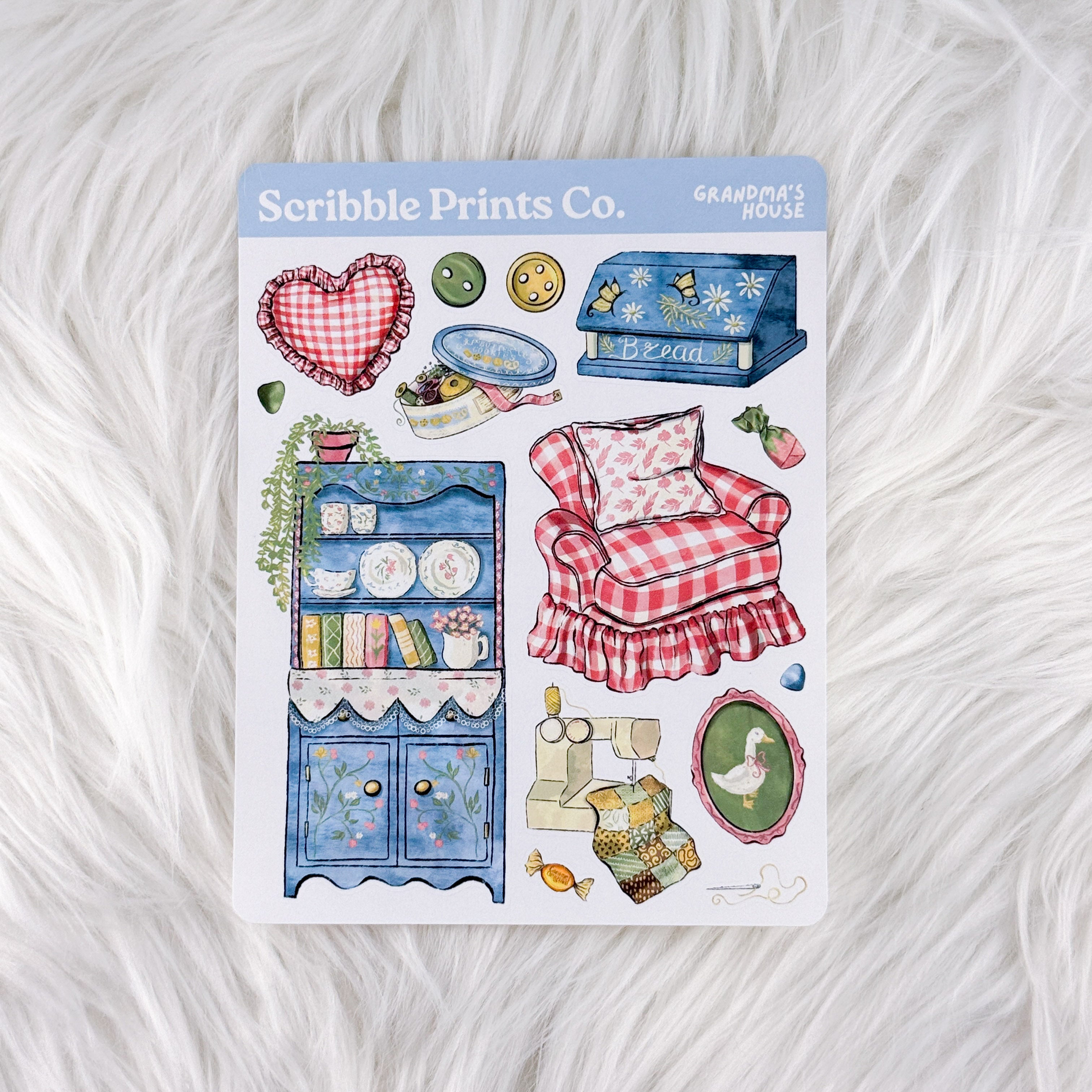 Grandma's House – Deco // Matte Journal Stickers