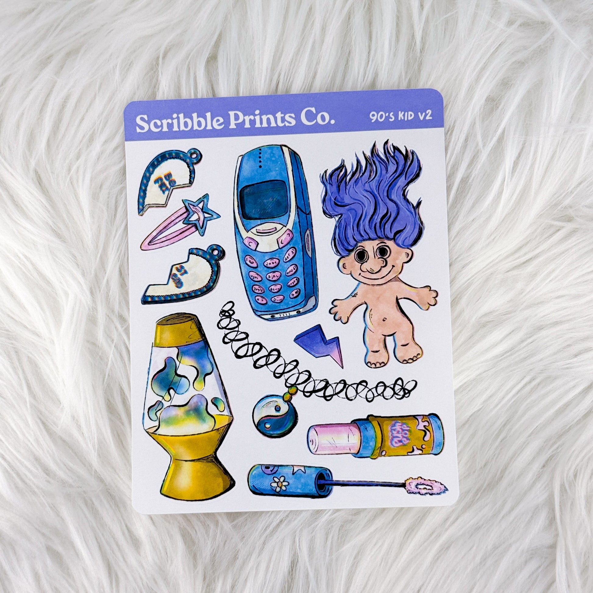 90's Kid V2 – Deco // Matte Journal Stickers