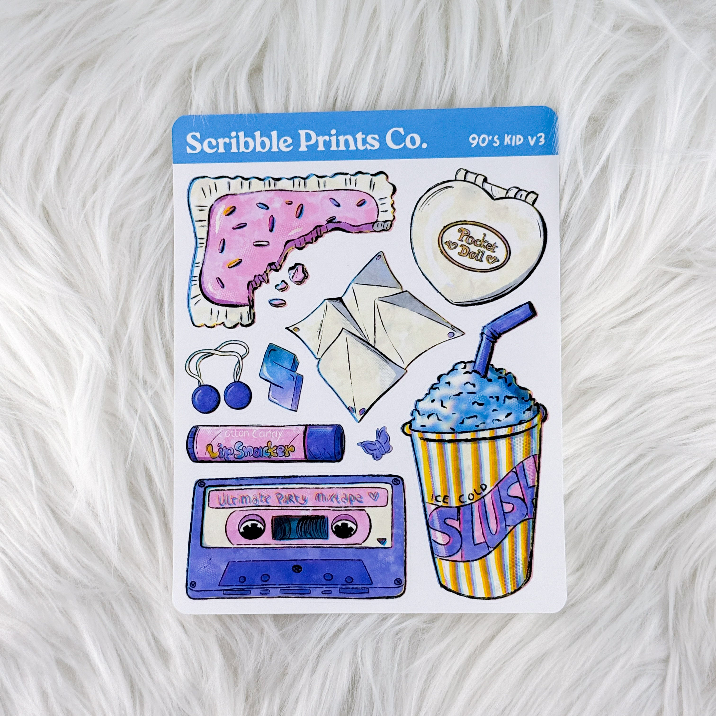 90's Kid V3 – Deco // Matte Journal Stickers