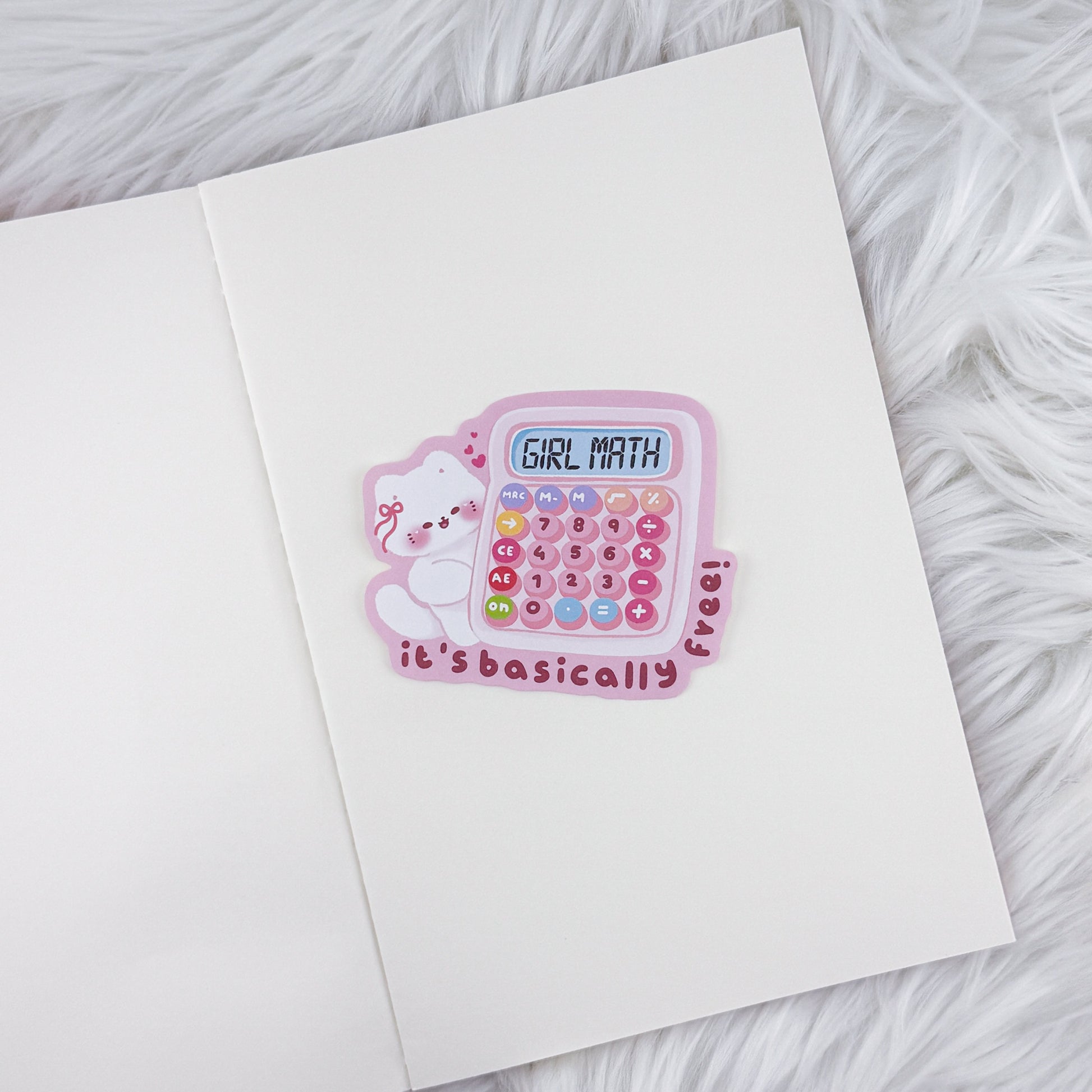 Girl Math – Journal Deco // Matte Sticker