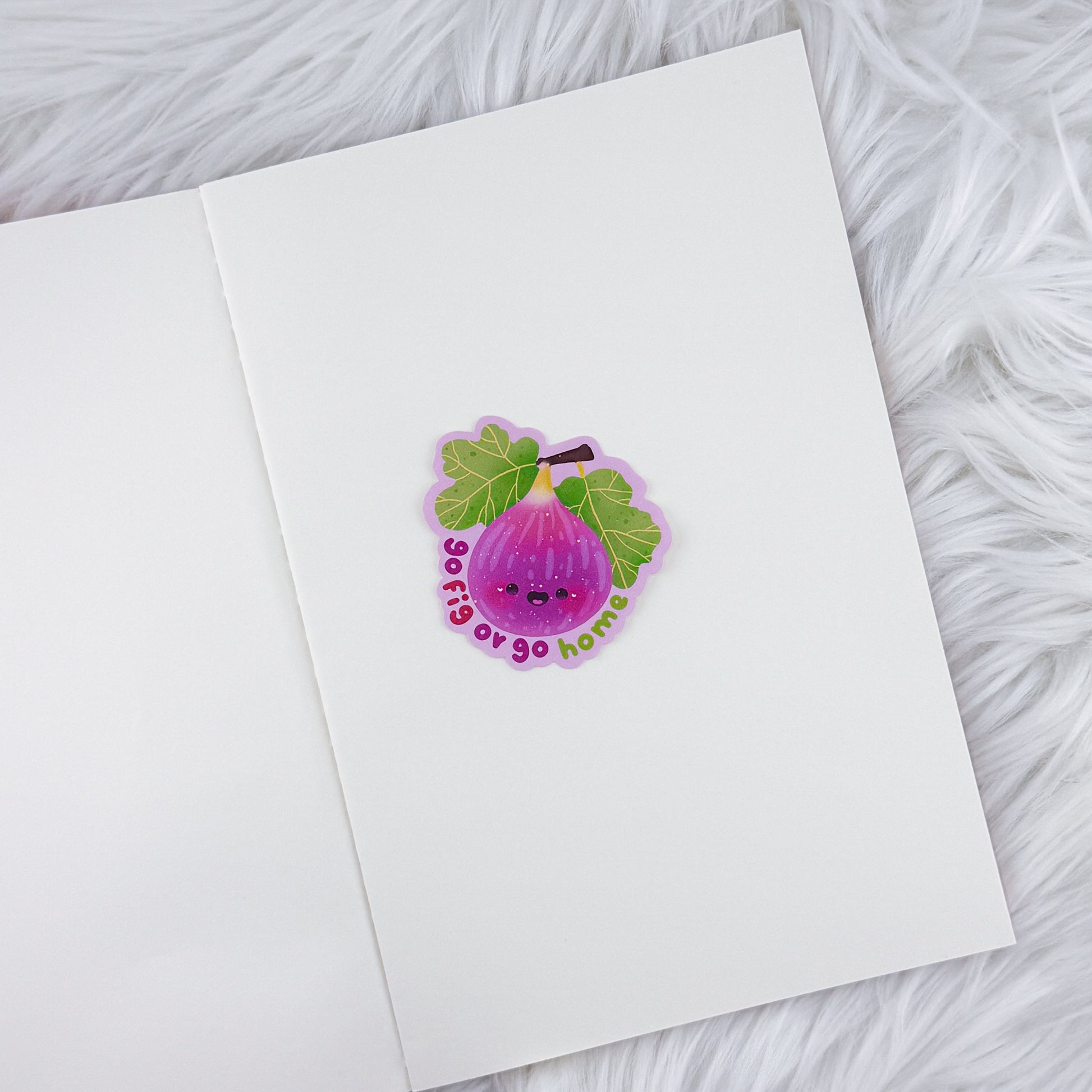 Go Fig – Journal Deco // Matte Sticker