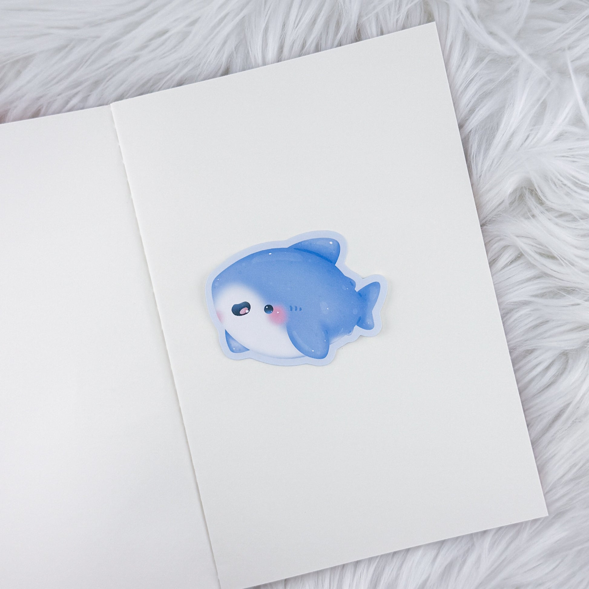 Lil Shark – Journal Deco // Matte Sticker
