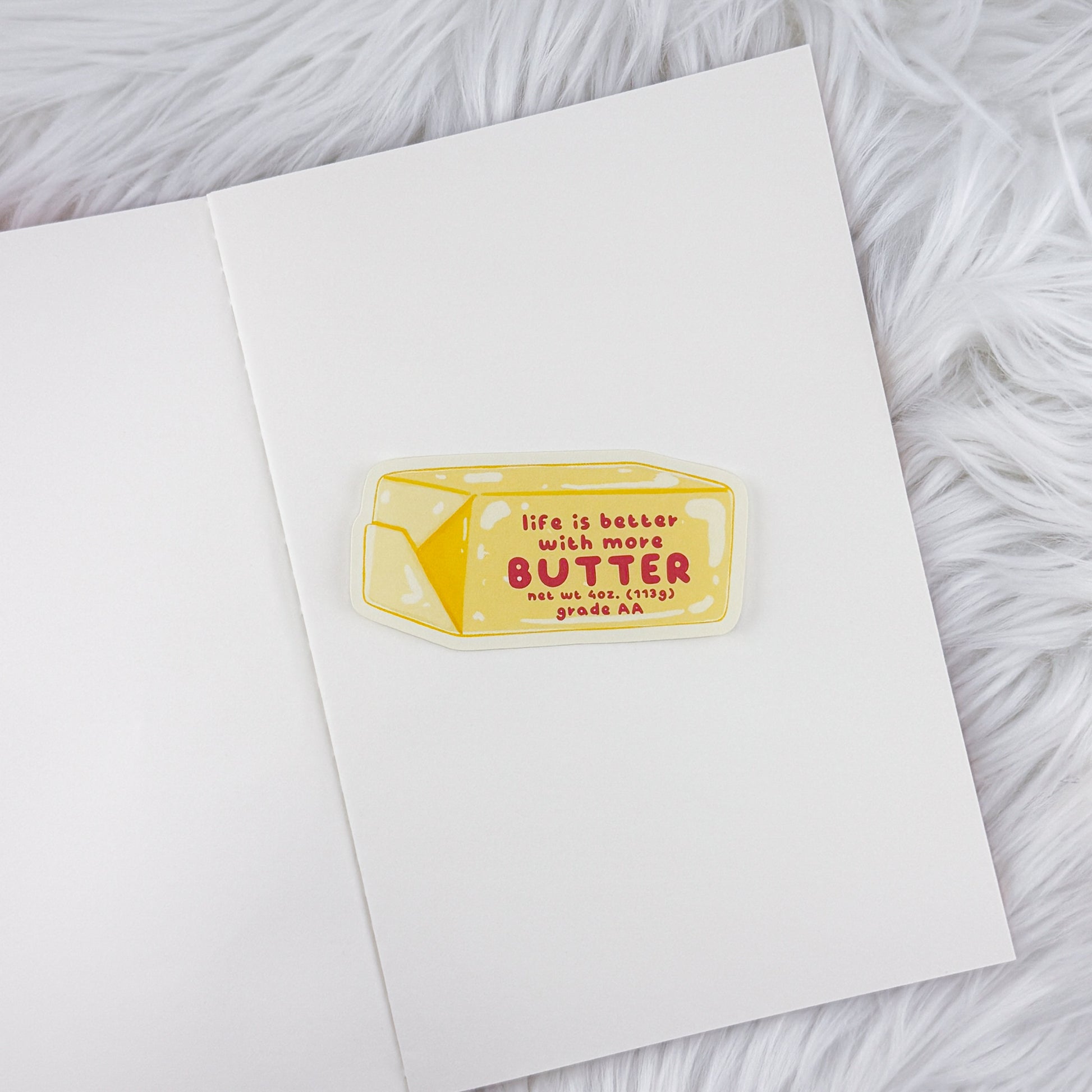 More Butter – Journal Deco // Matte Sticker