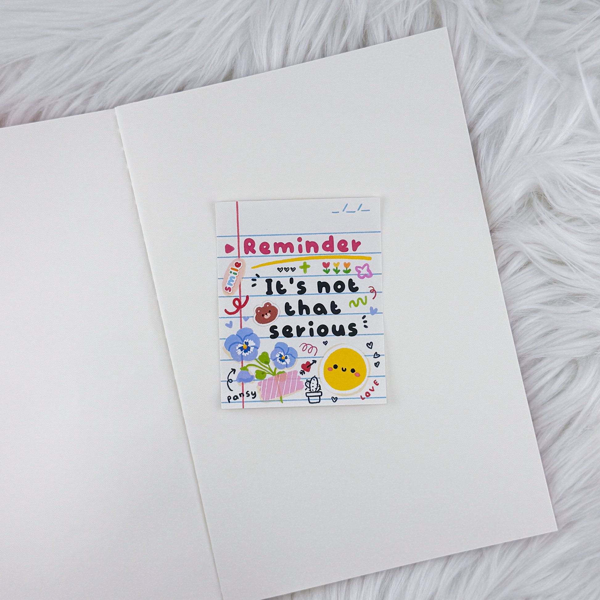 Not That Serious – Journal Deco // Matte Sticker