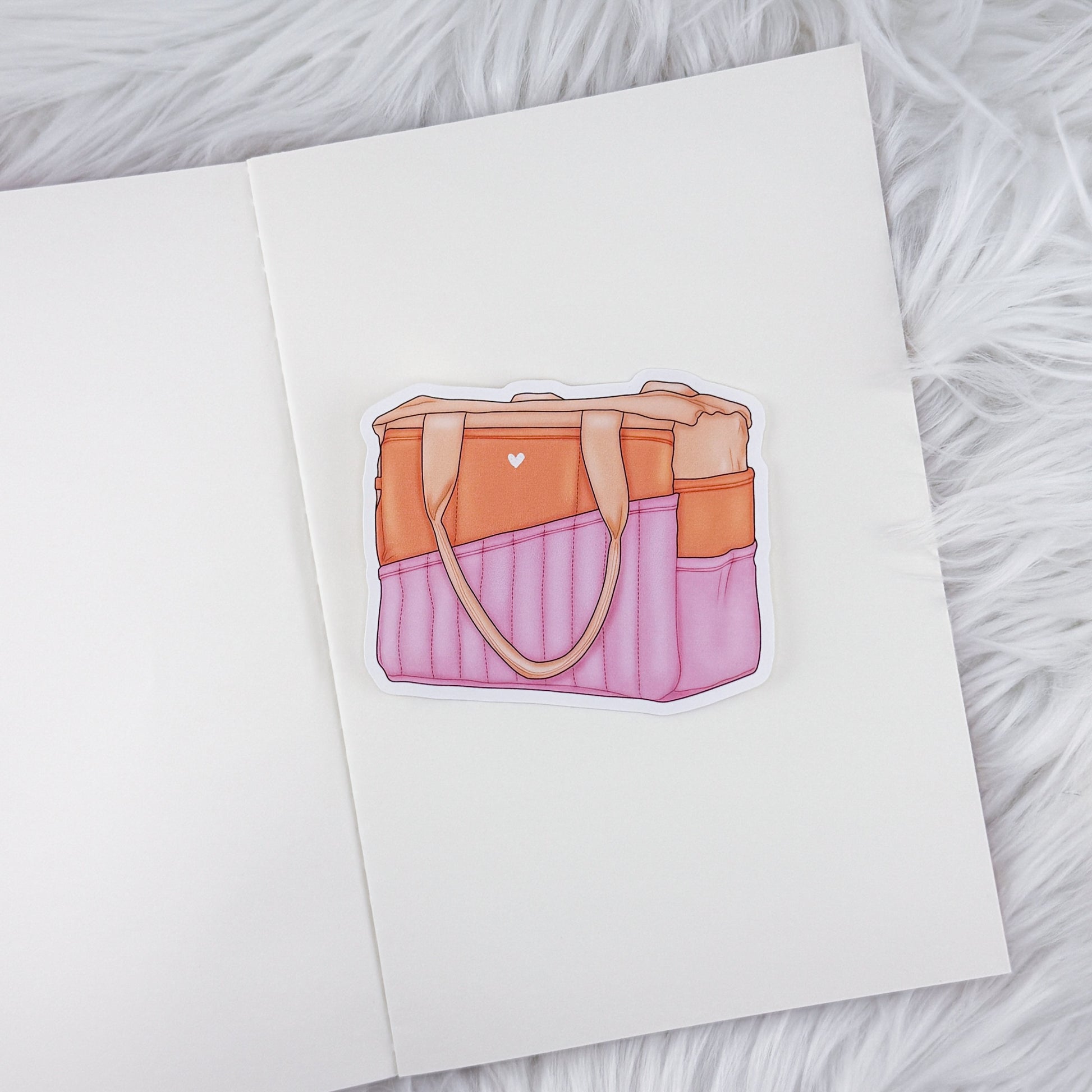Craft Bag // Large Matte Deco Sticker for Journals