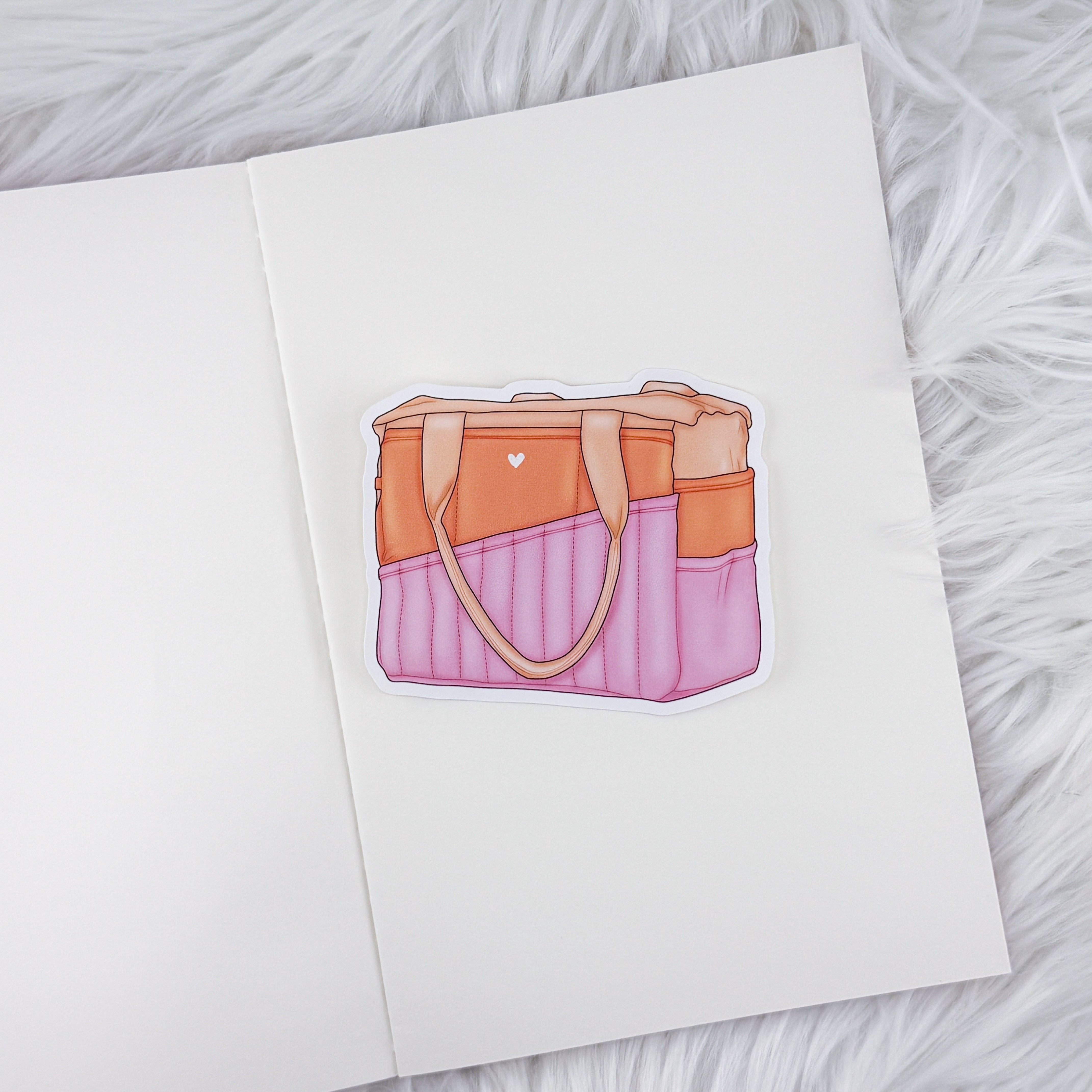 Craft Bag // Large Matte Deco Sticker for Journals